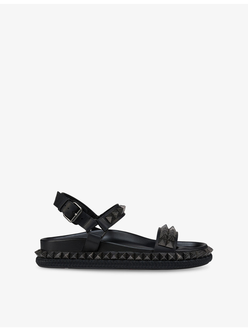 Pyrabizz Waxed-Leather Flat Sandals - 1