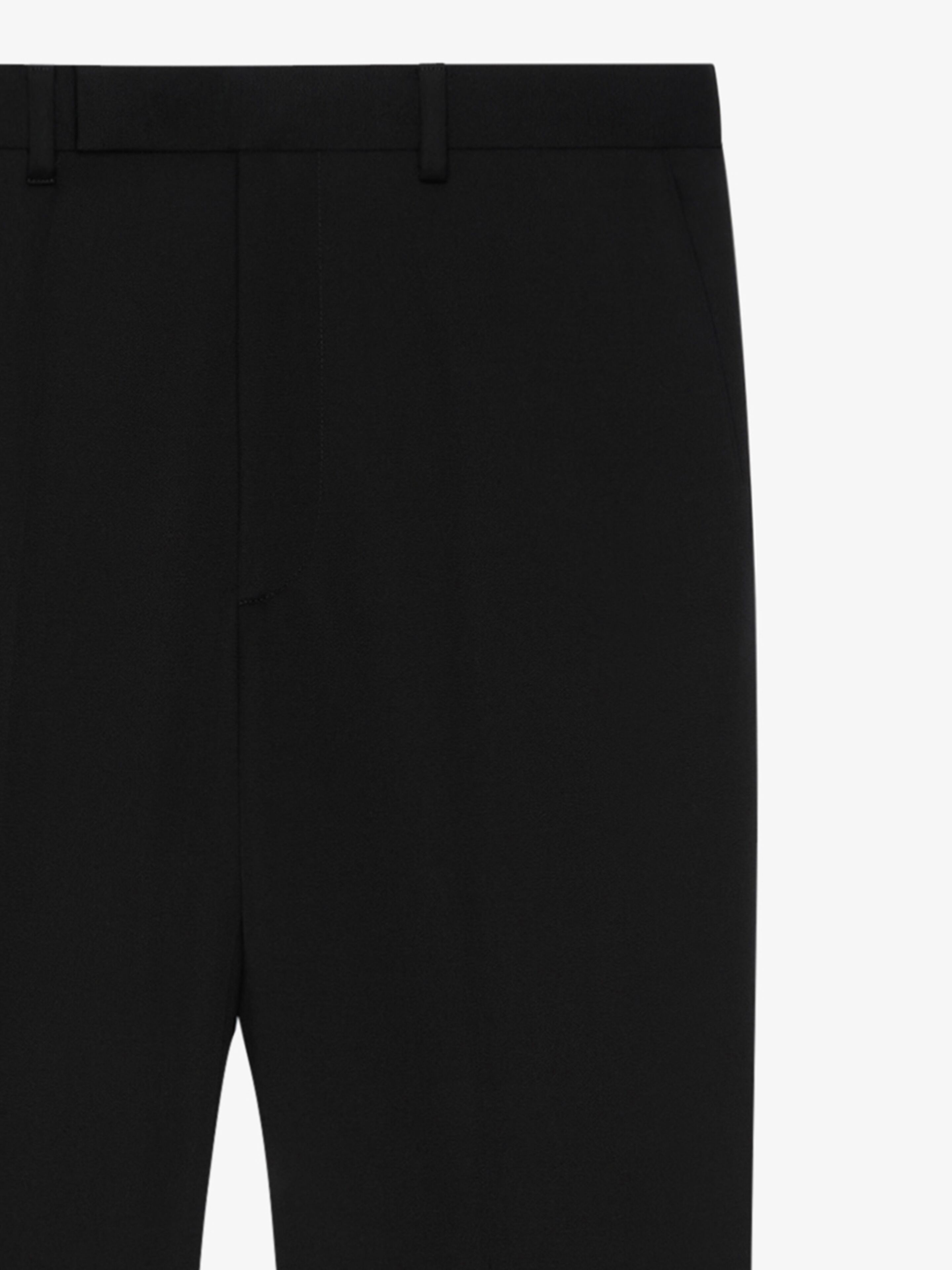 FLARE TAILORED PANTS IN WOOL - 4