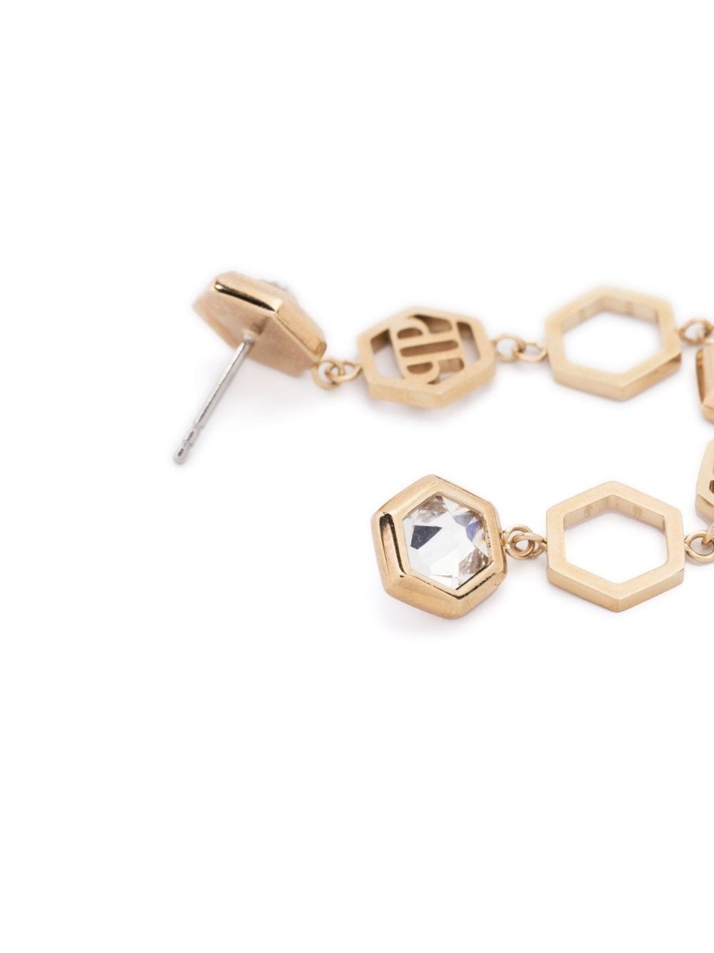 Hexagon Lux drop earrings - 3