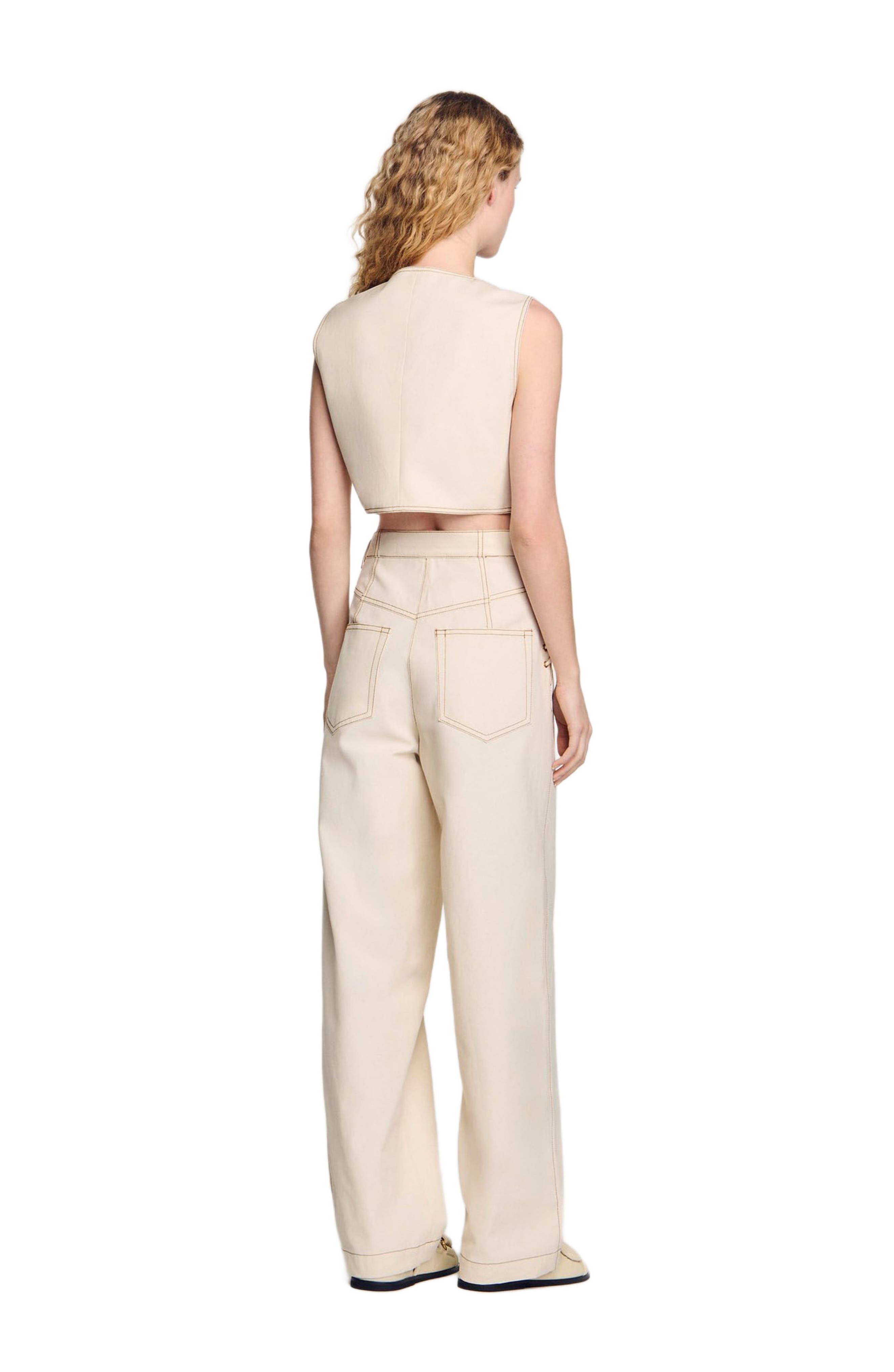 SANDRO Denim cropped jacket at Nordstrom - 2