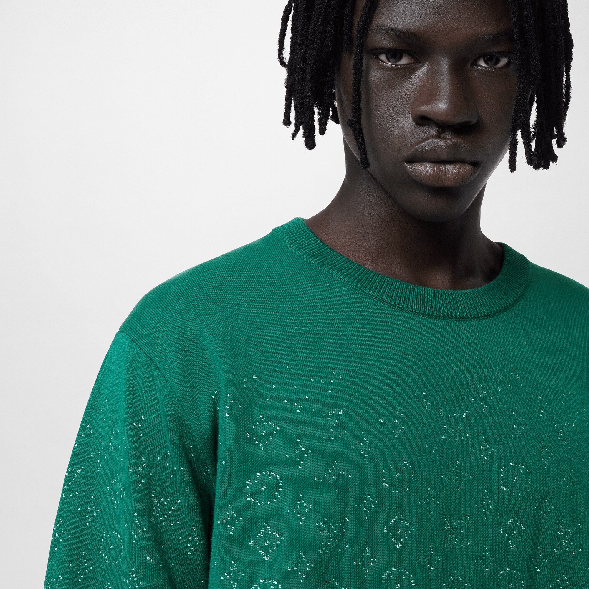 Monogram Gradient Cotton Crewneck - 2