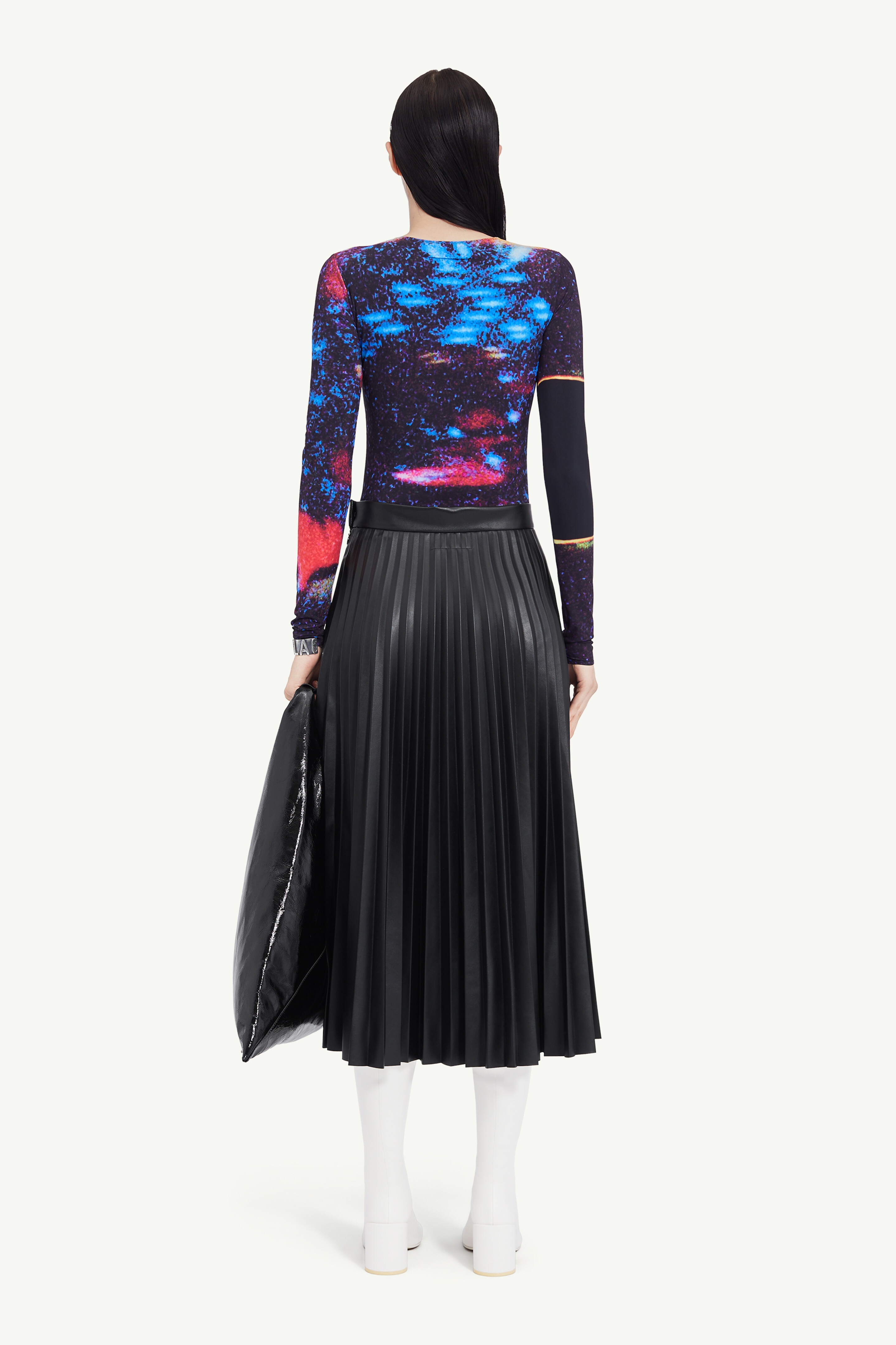 Print long-sleeve bodysuit - 4