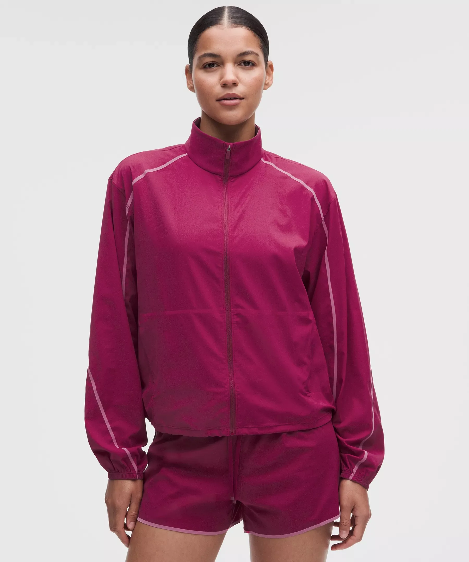 Two-Toned Track Jacket - 1