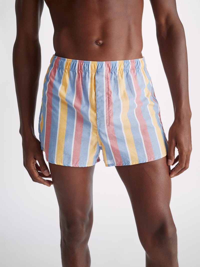Men's Modern Fit Boxers Amalfi 19 Cotton Batiste Multi - 2