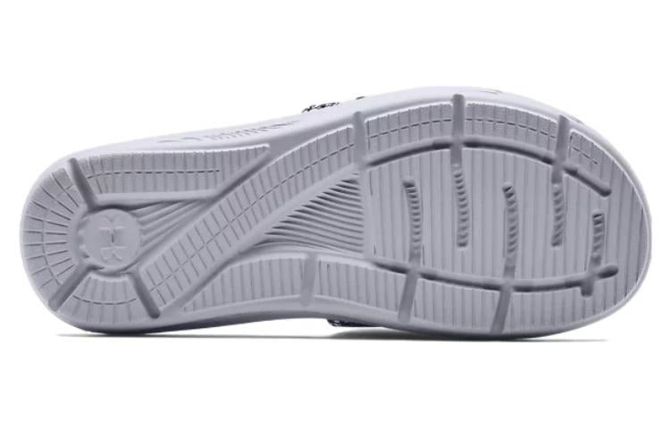 Under Armour Ignite 6 Graphic Strap Slide 'Black Mod Grey' 3024450-007 - 6