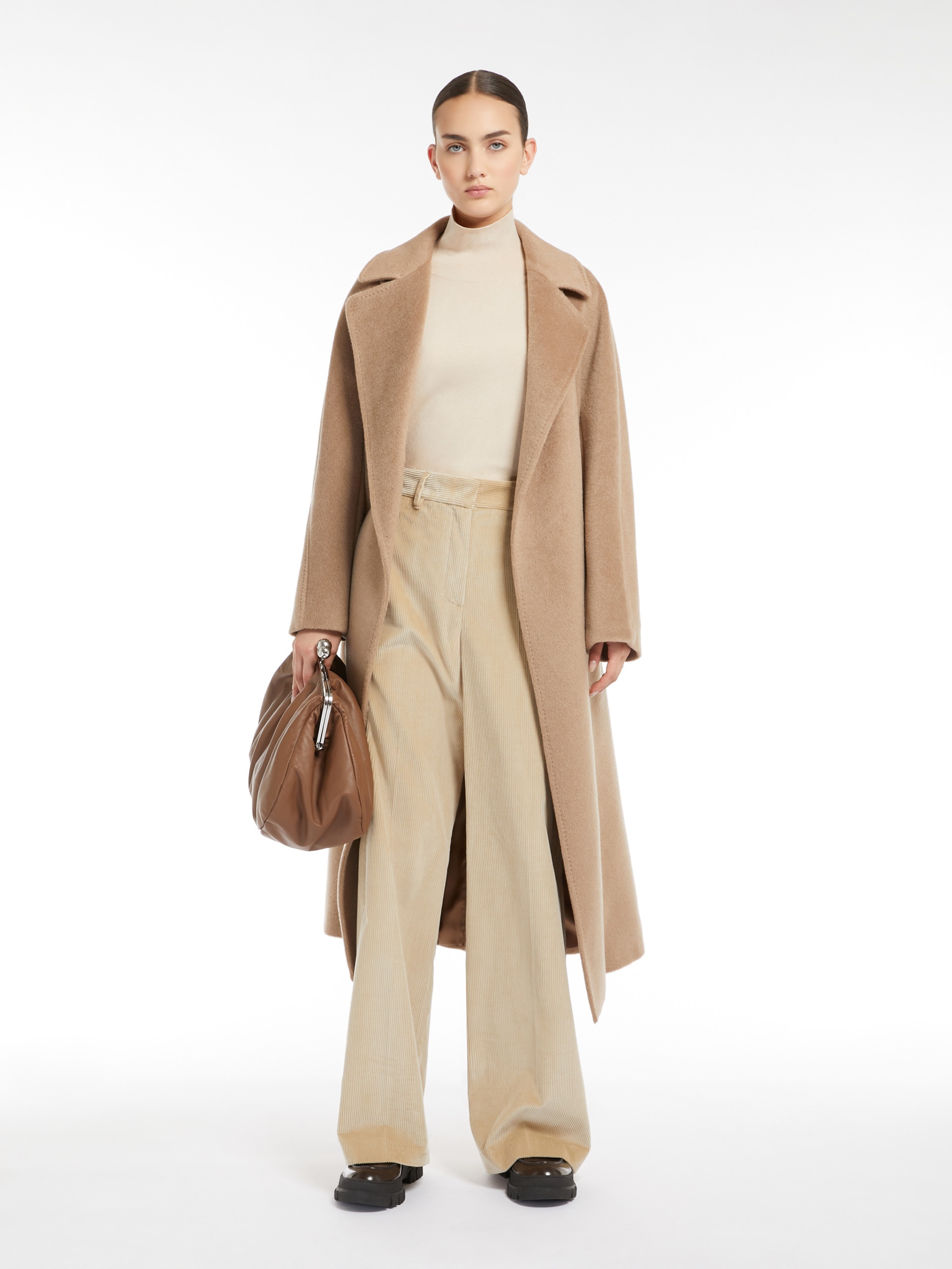 TEMPERA Wool and alpaca robe coat - 2