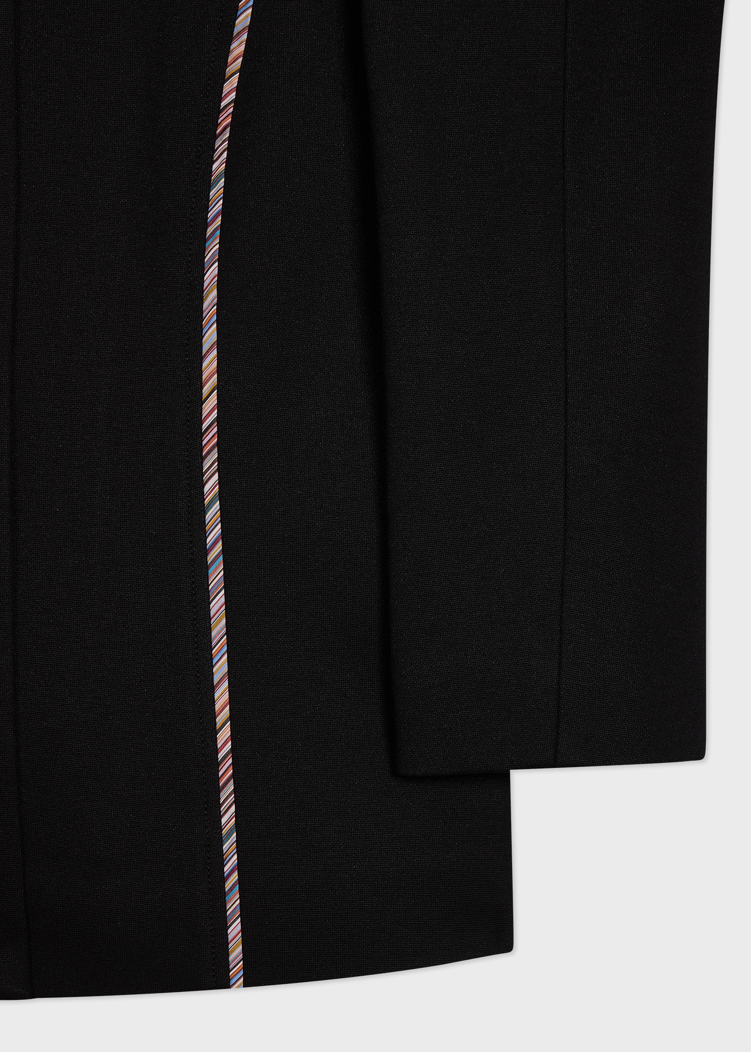 Women's Black Milano Jacket with Signature Stripe - 3