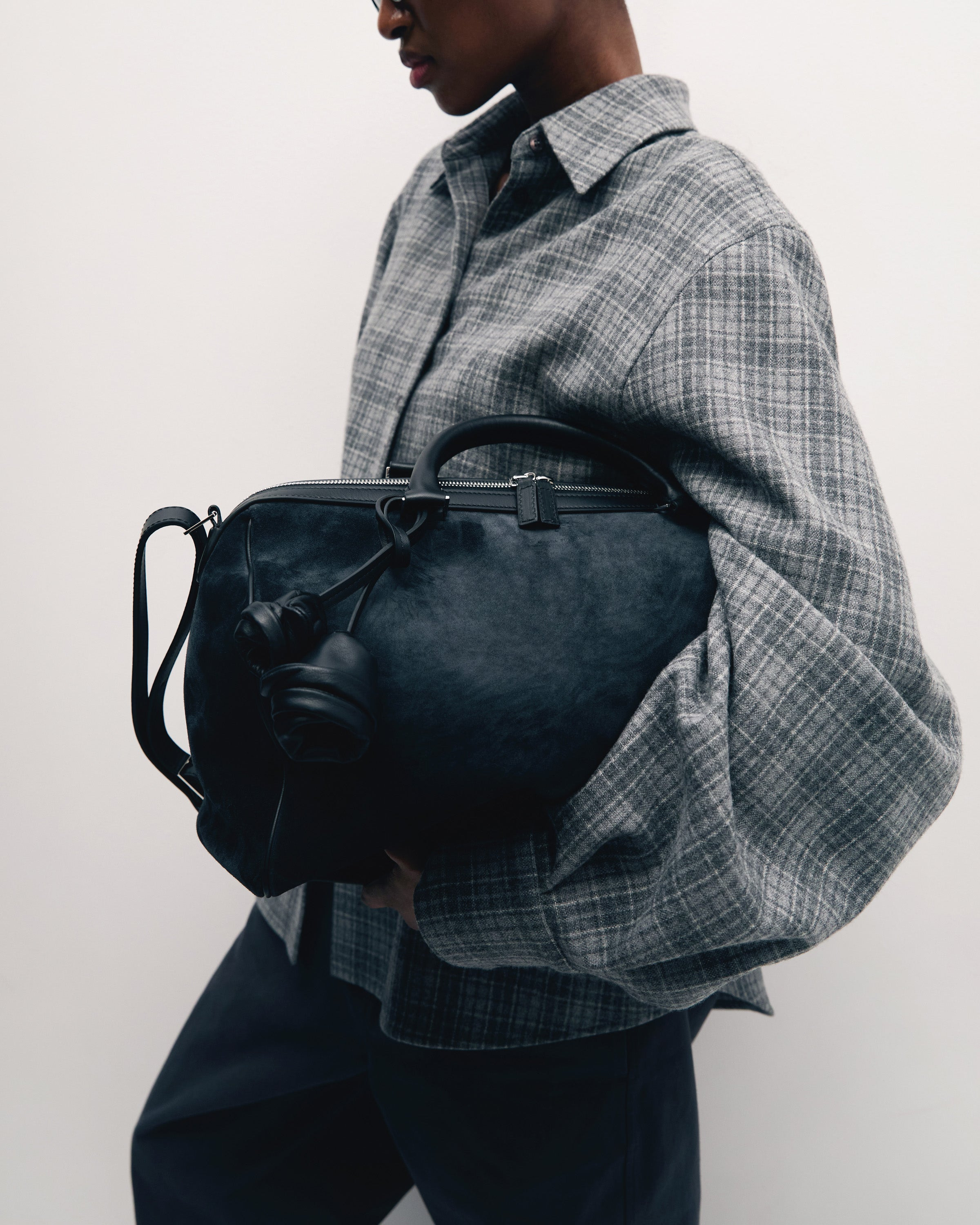 Varsovia bag in grey suede - 6