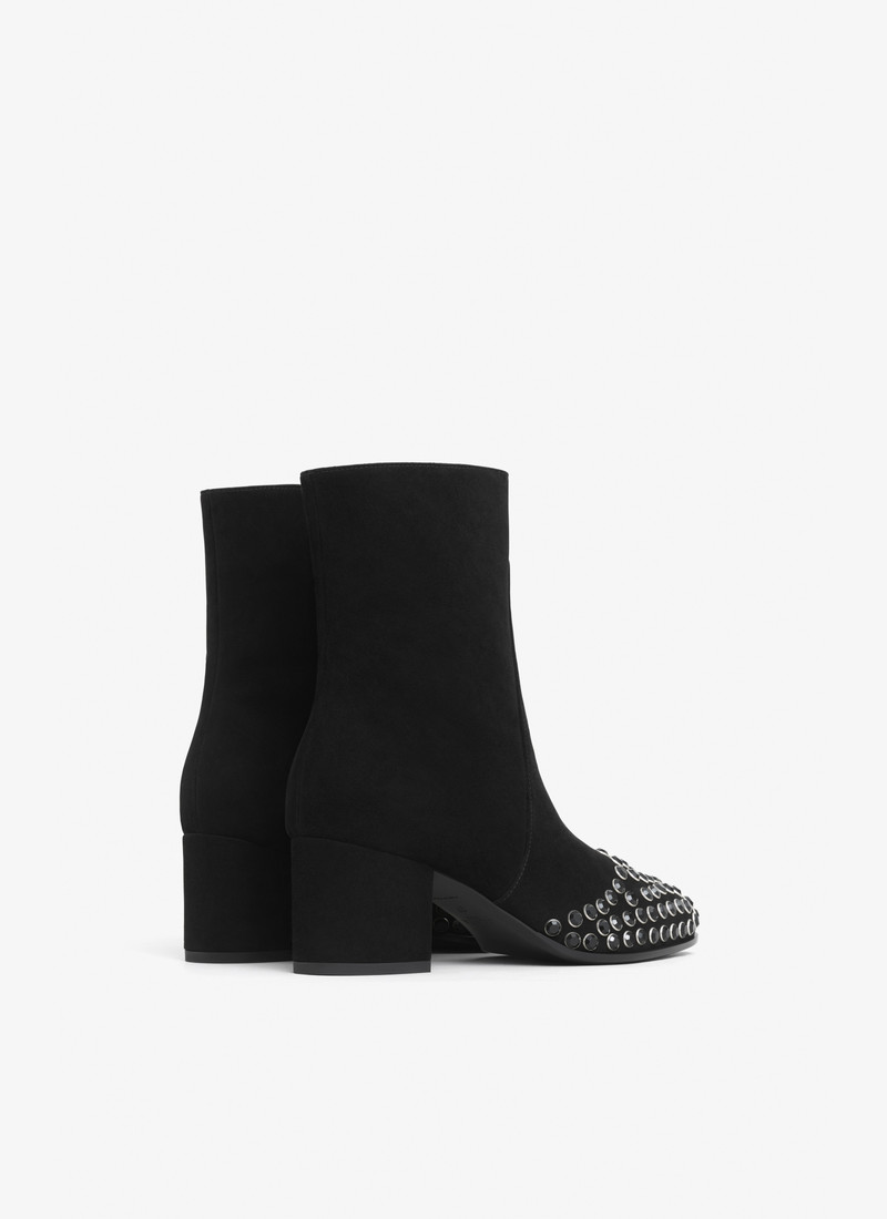 Alaïa LOW BOOTS IN STRASS SUEDE GOATSKIN outlook