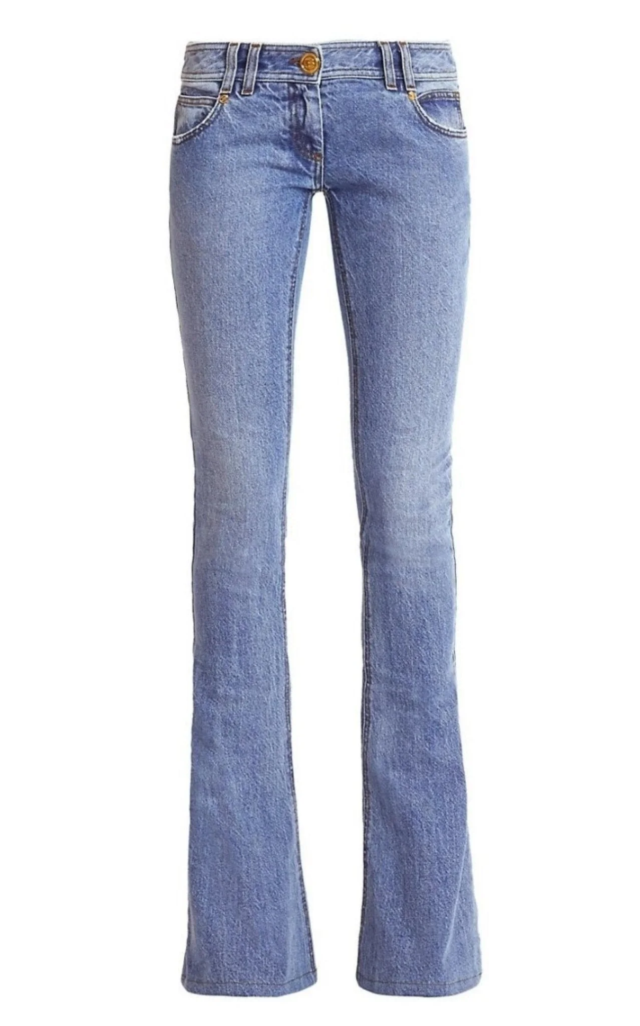 Monogram Low-Rise Jeans - 1