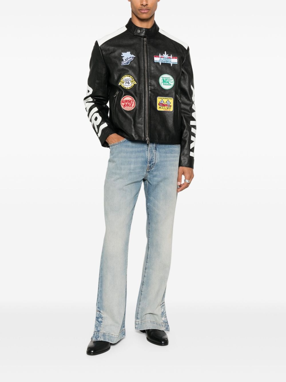 patch-detail jacket - 2
