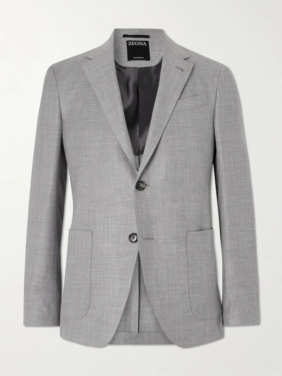 Riviera Slim-Fit Wool, Silk and Linen-Blend Suit Jacket - 1