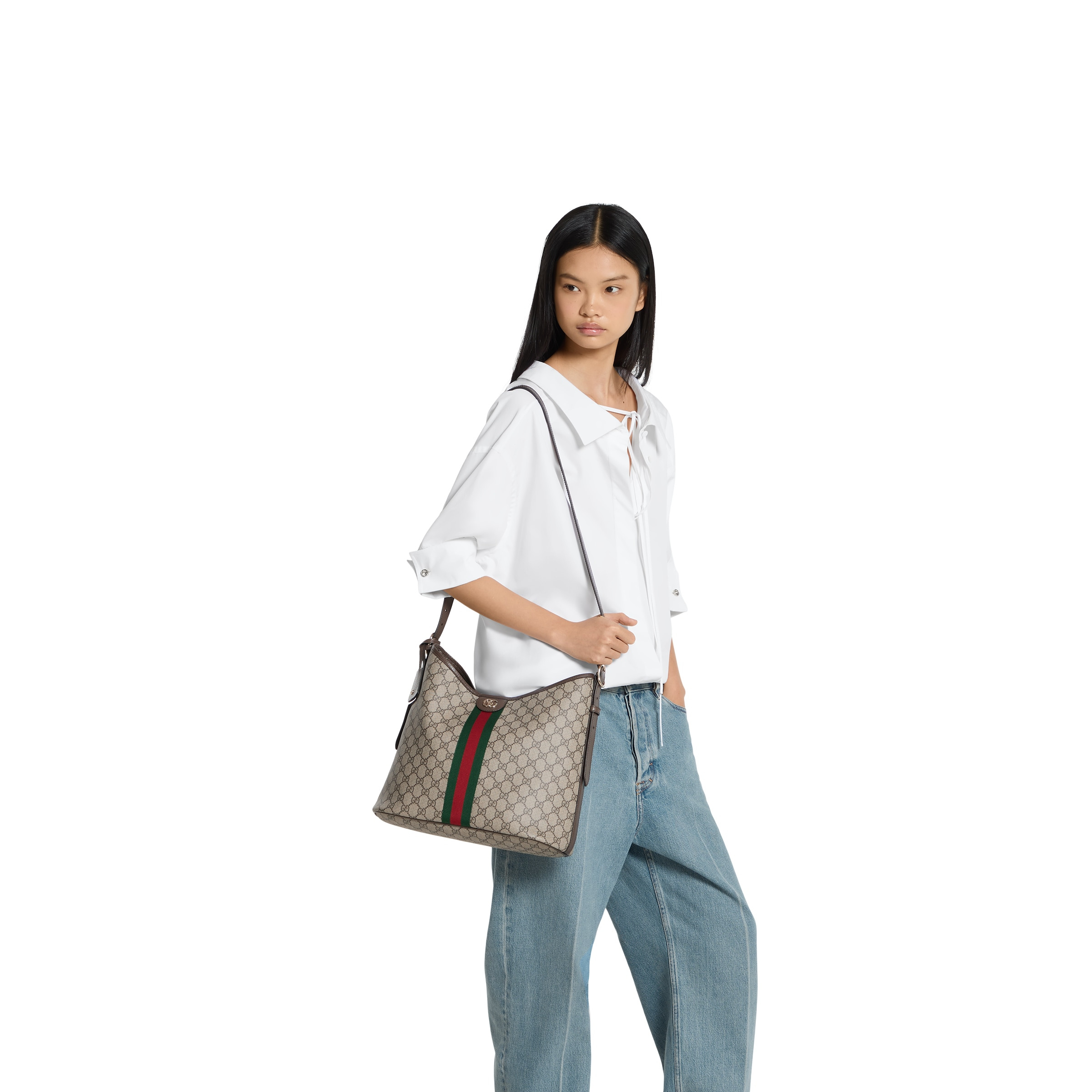 Ophidia large shoulder bag - 3