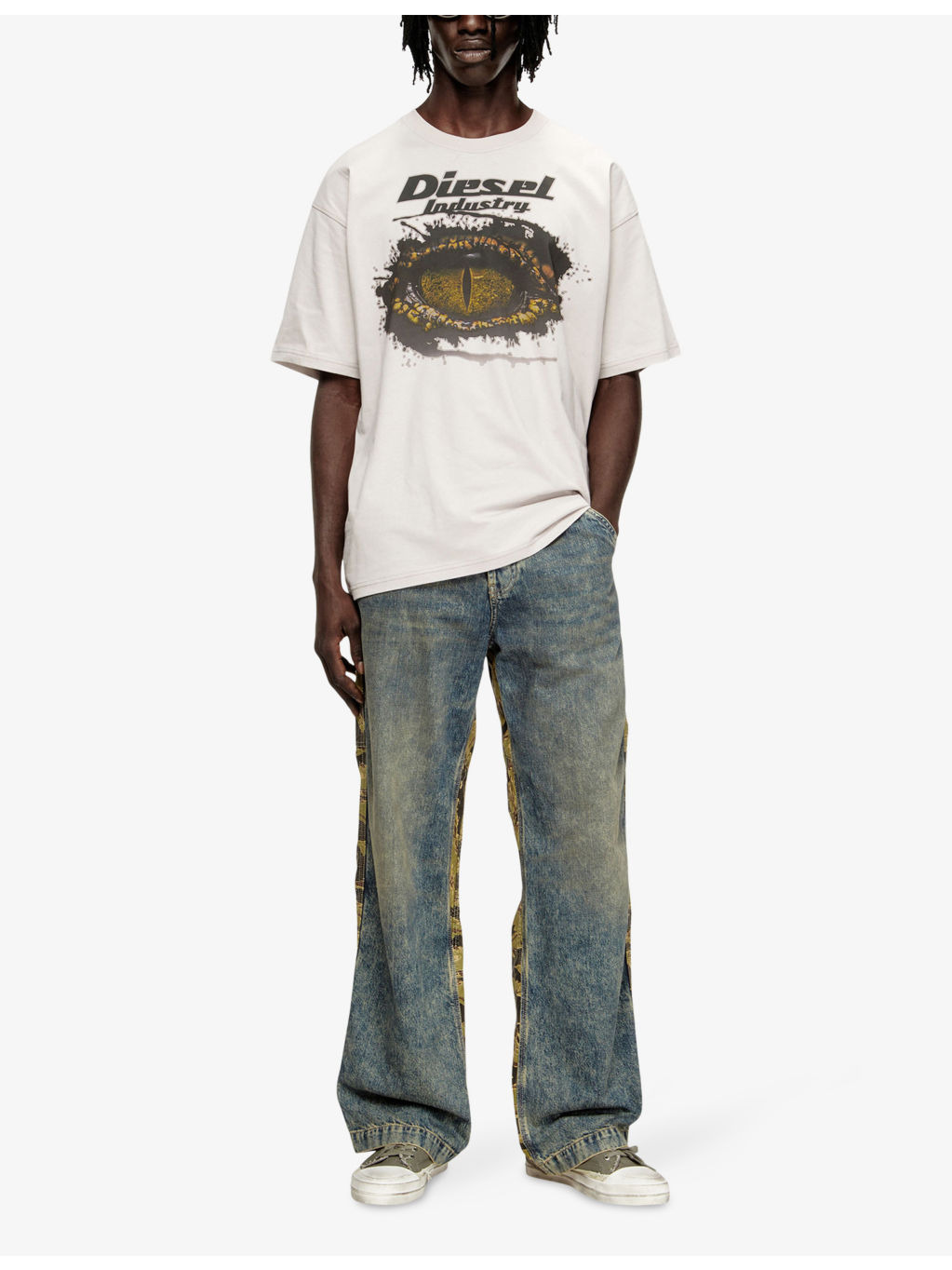 T-Boxt-T25 Graphic-Print Cotton-Jersey T-Shirt - 2
