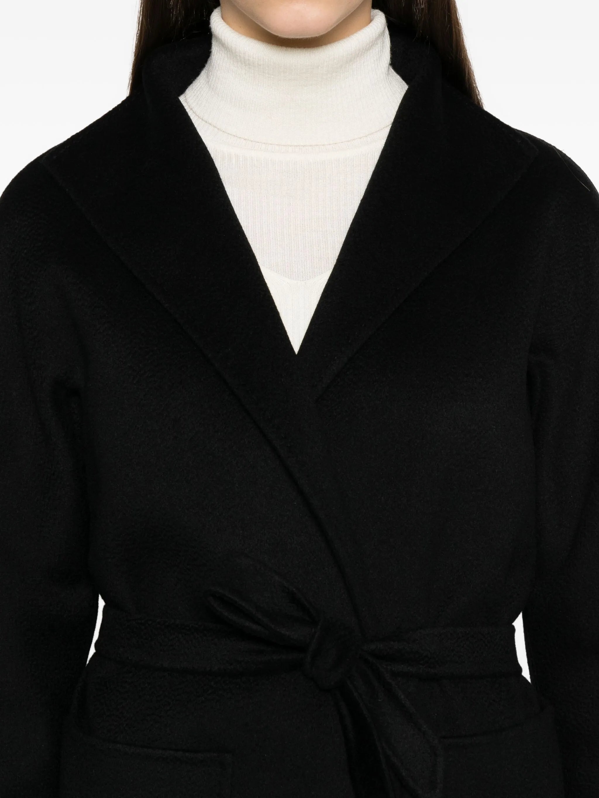 Max Mara Belted Wrap Cashmere Coat - 4
