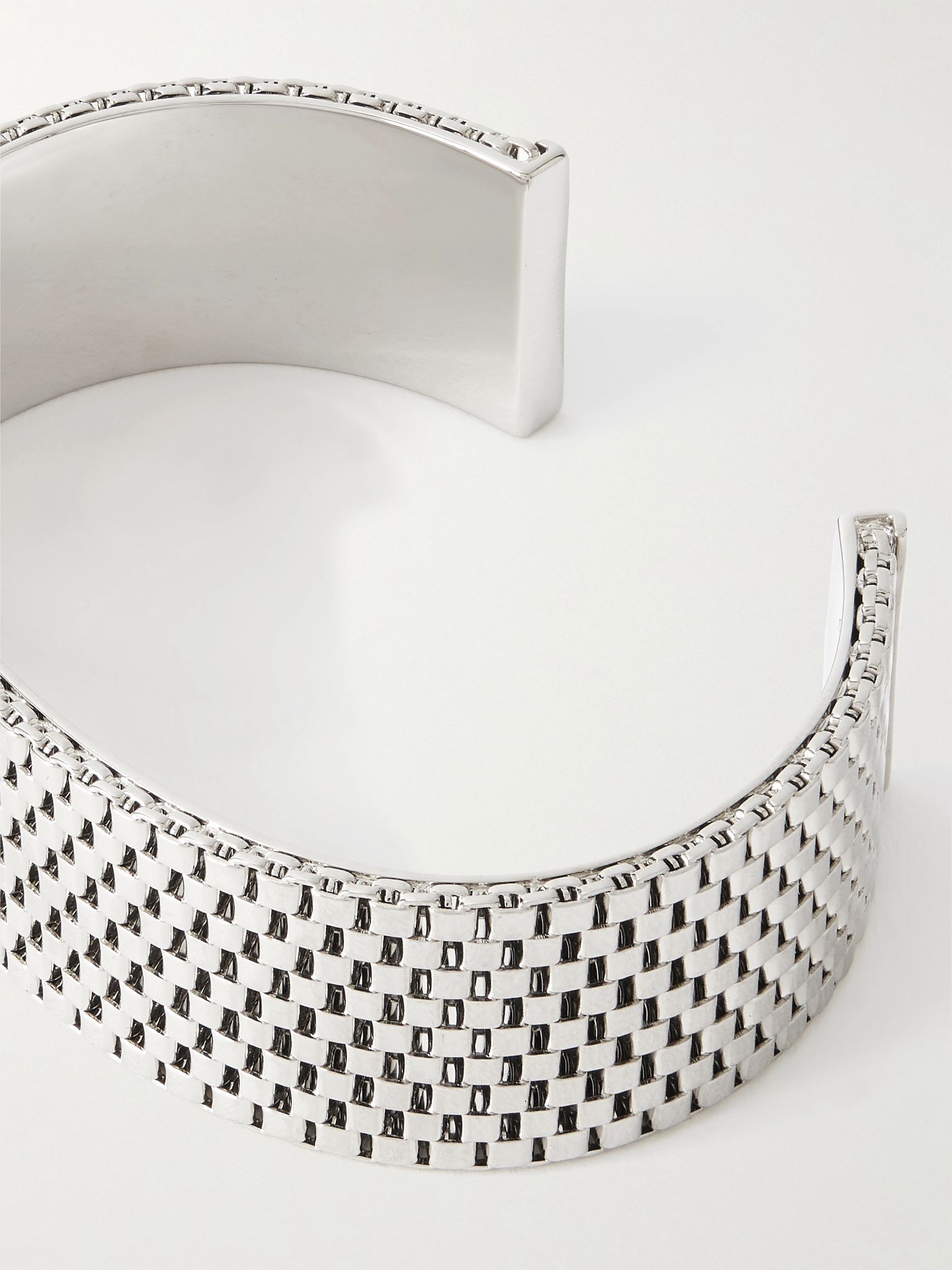 Silver-tone bangle Silver - 4