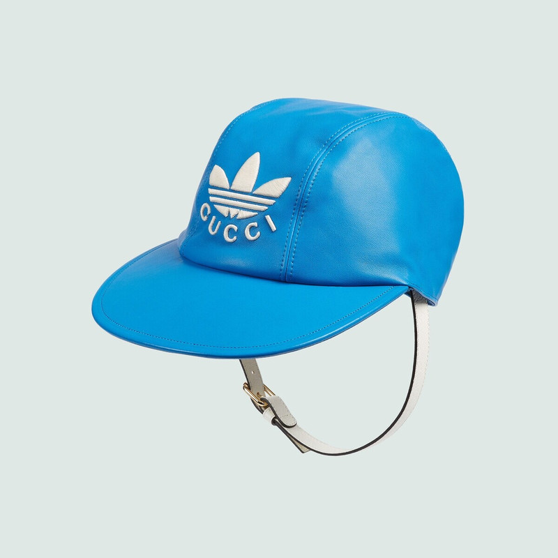 adidas x Gucci baseball hat with chin strap 1
