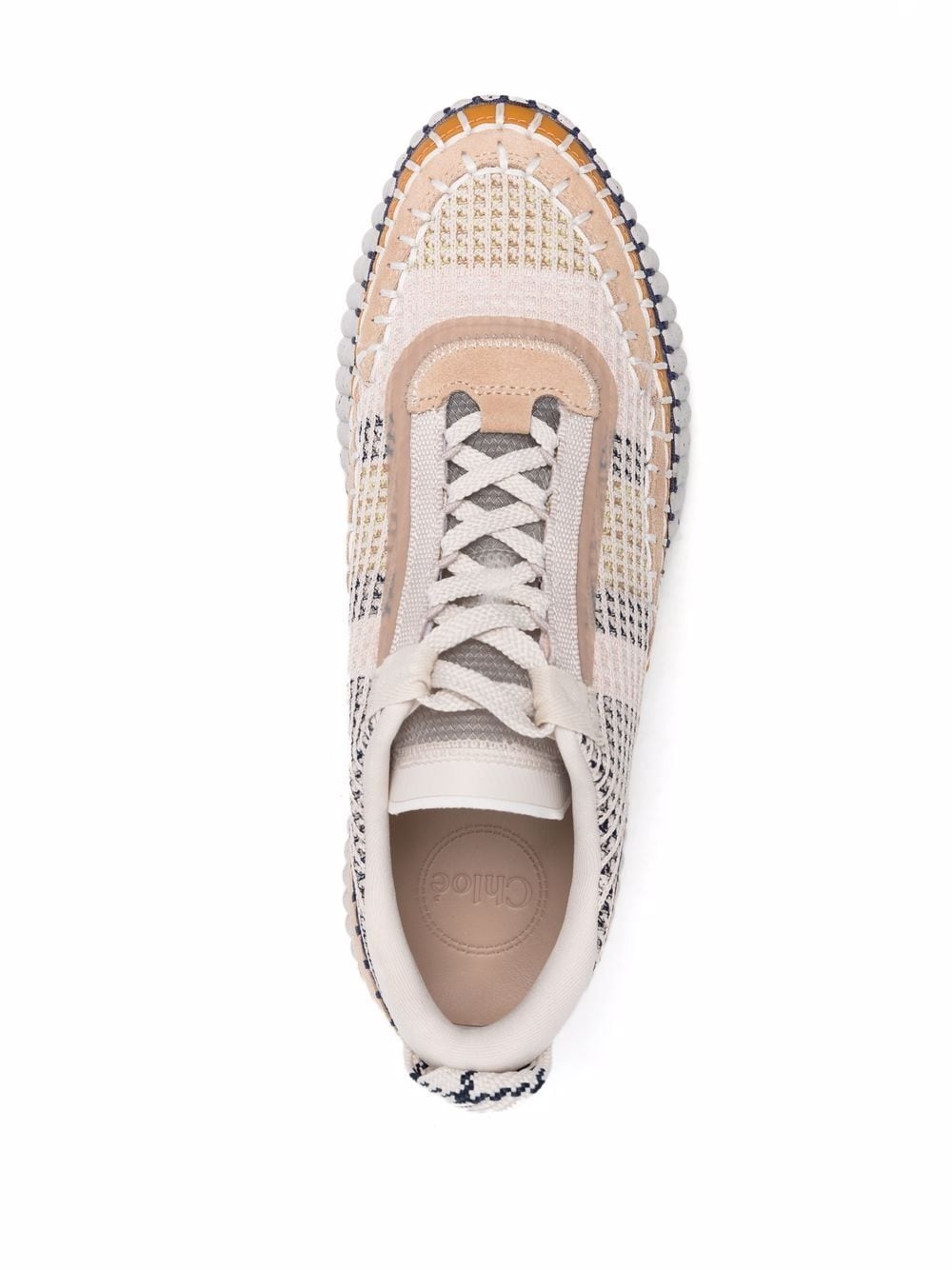 Chloè - Chloè Chloé whipstitch-trim Sneakers - 2