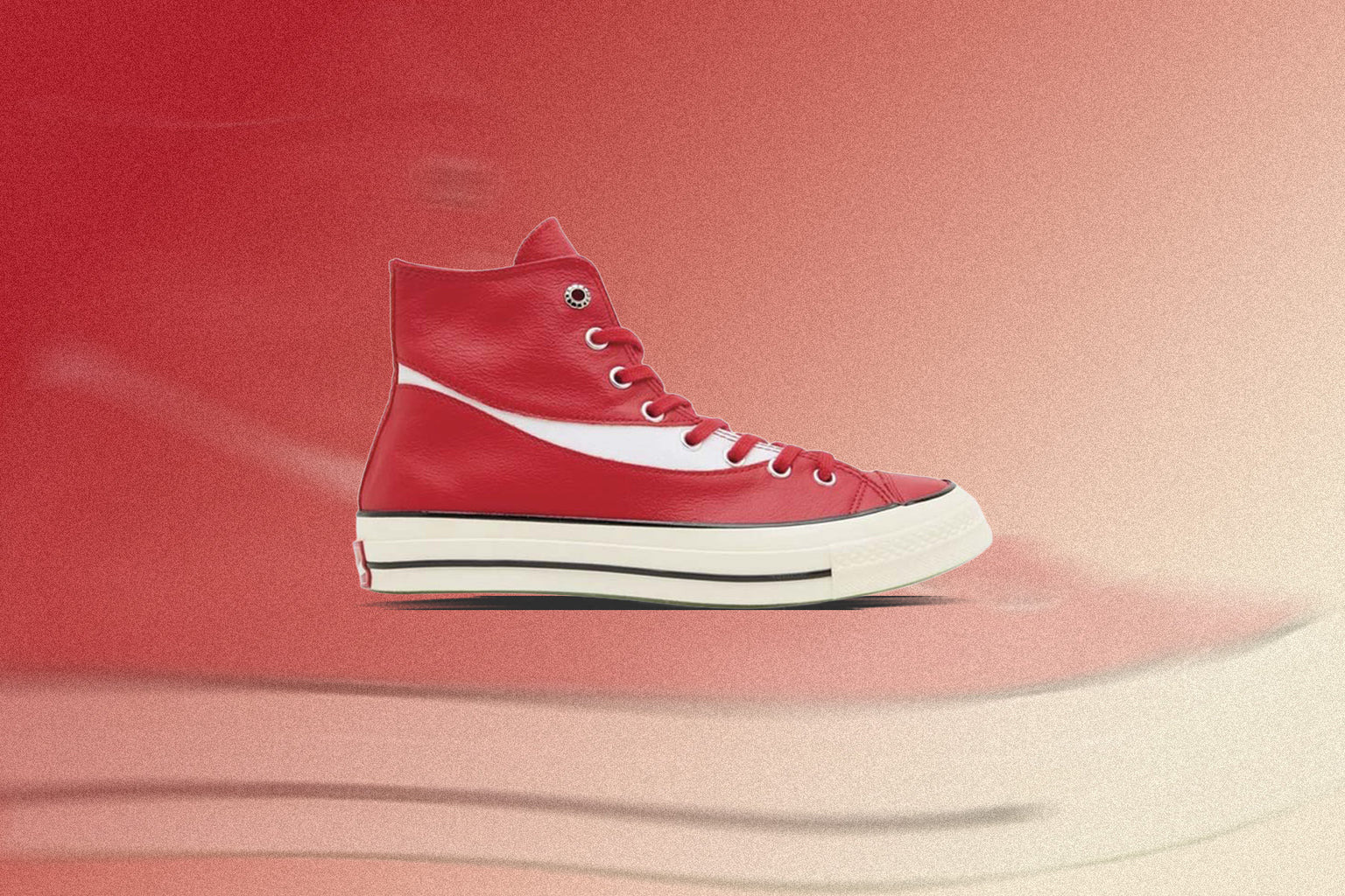 CONVERSE X COCA-COLA CHUCK 70 LEATHER - RACING RED/EGRET/BLACK - 5