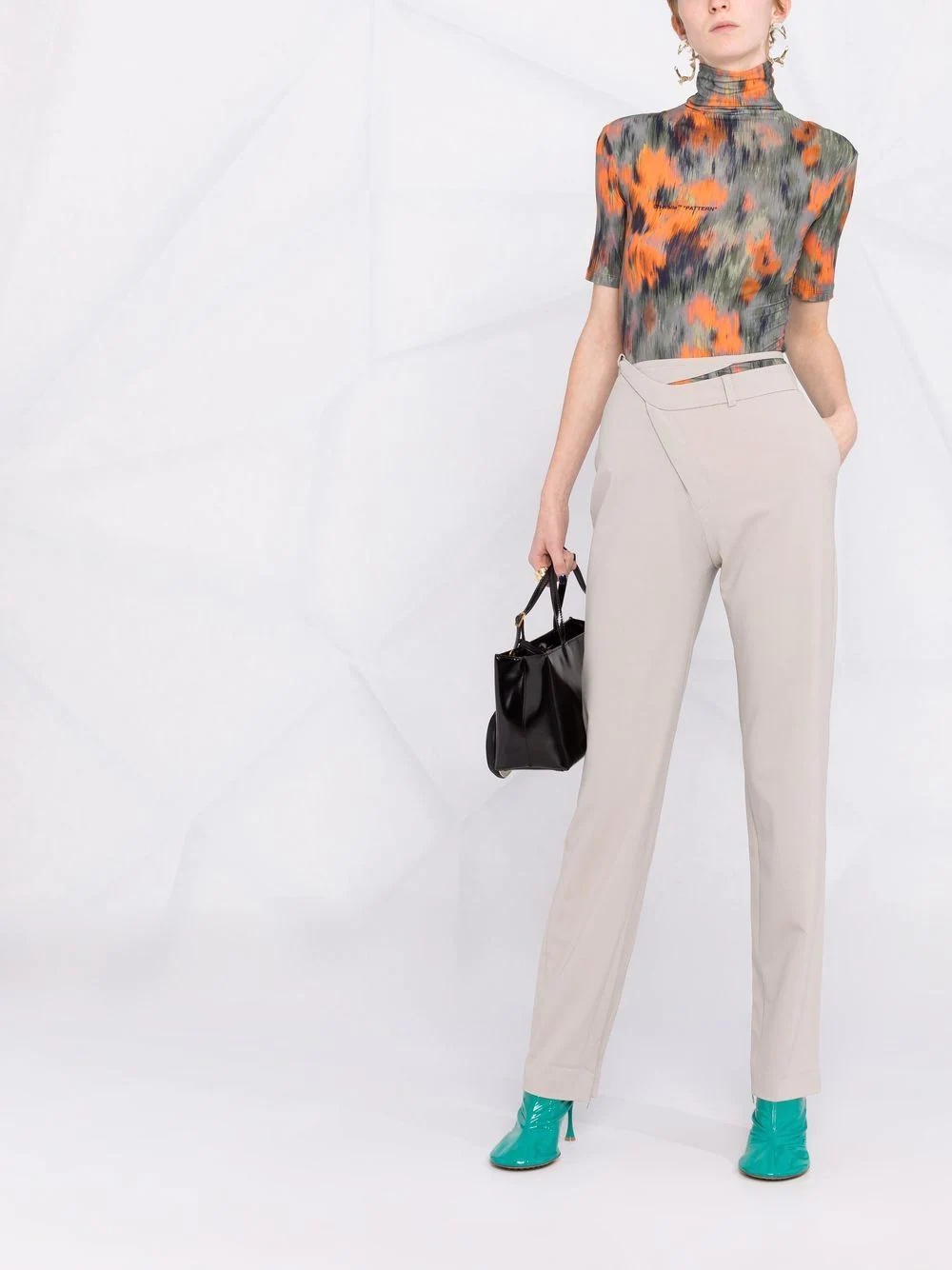straight-leg tailored trousers - 2
