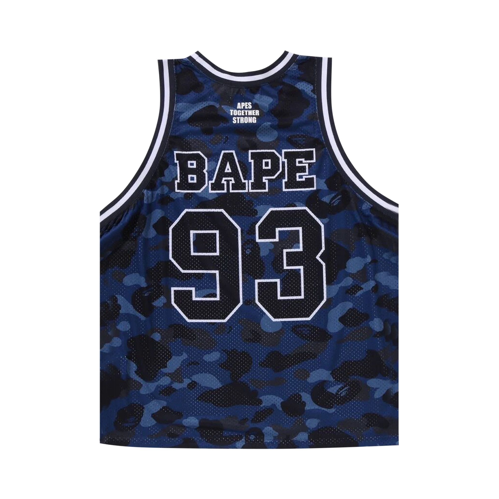 BAPE Color Camo Basketball Tank Top 'Navy' - 2