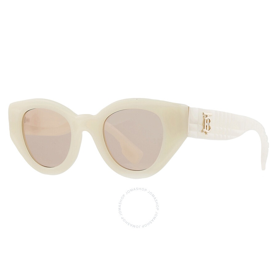 Burberry Meadow Light Brown Cat Eye Sunglasses BE4390 406793 47 - 3