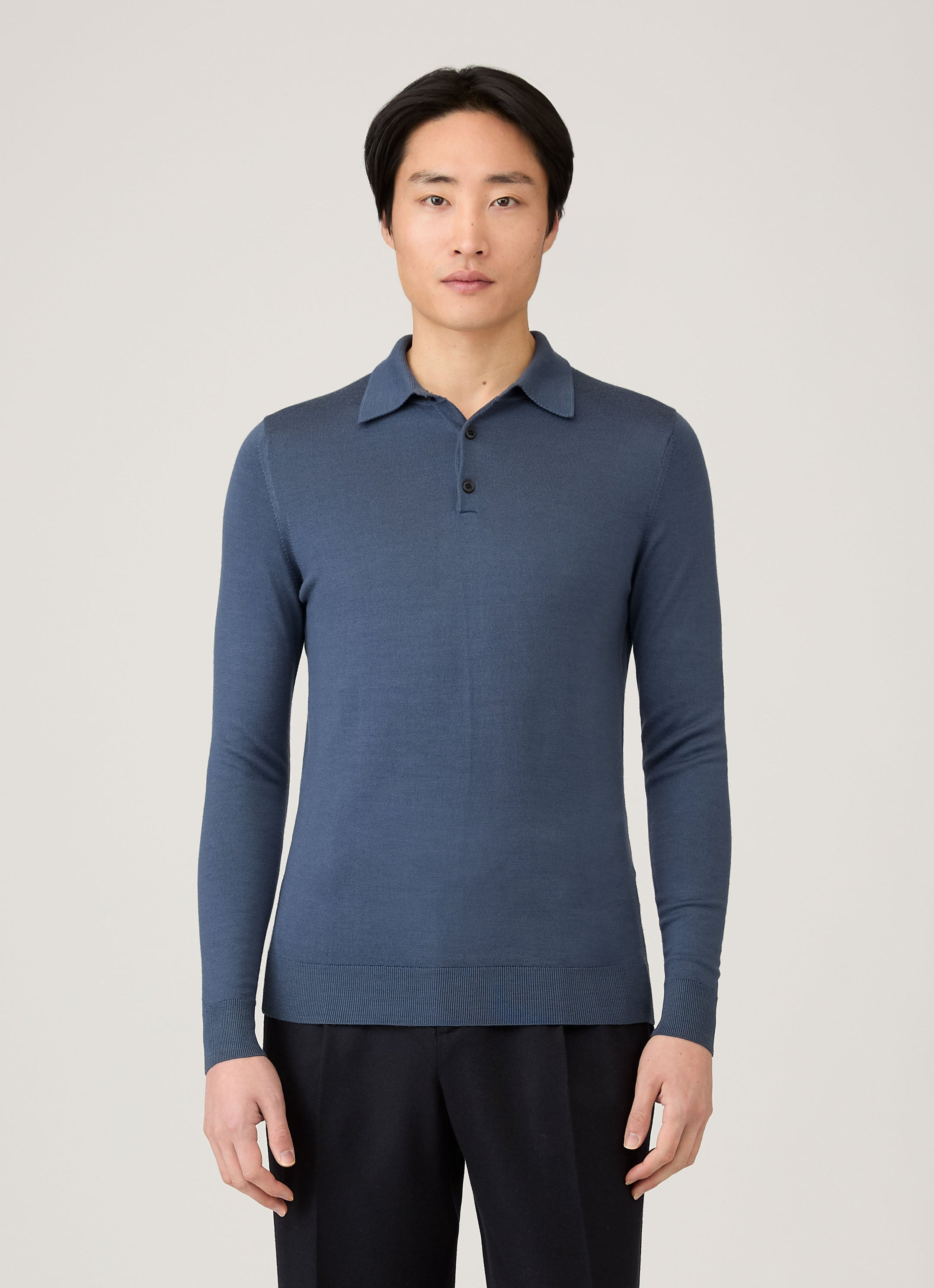 Extra‑Fine Merino Polo Shirt - 2