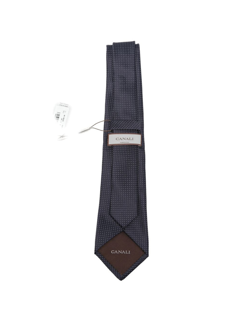 Canali polka dot tie outlook