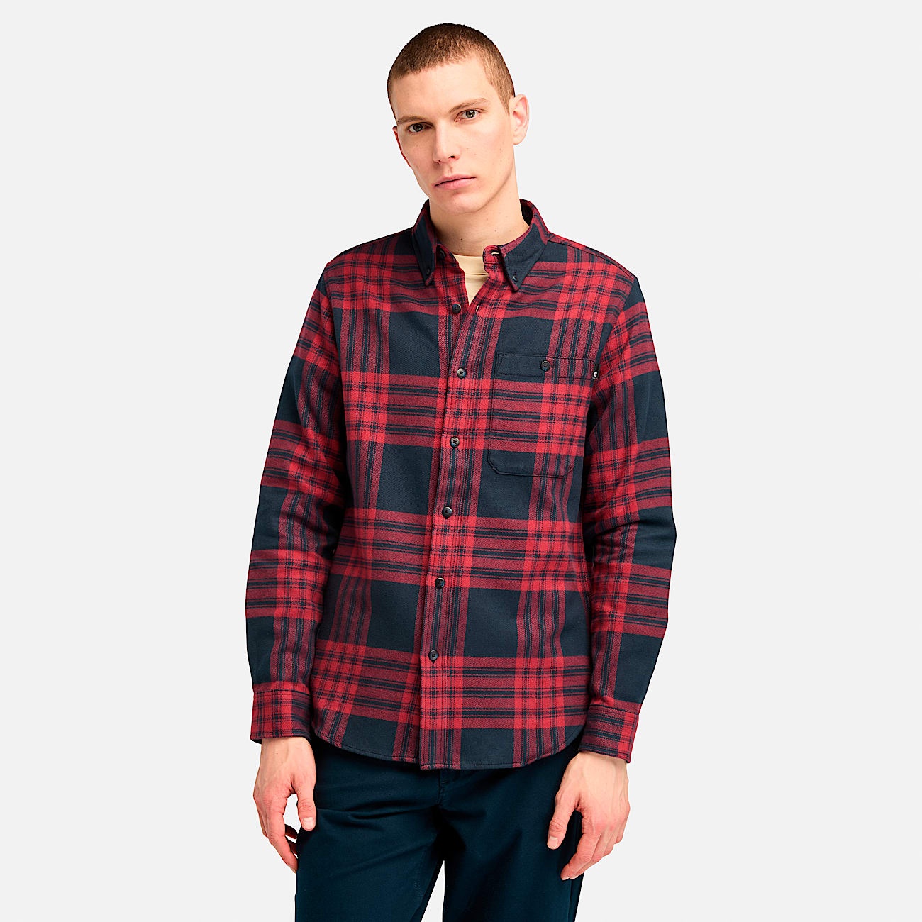 Men's Midweight Flannel Check Shirt - 2