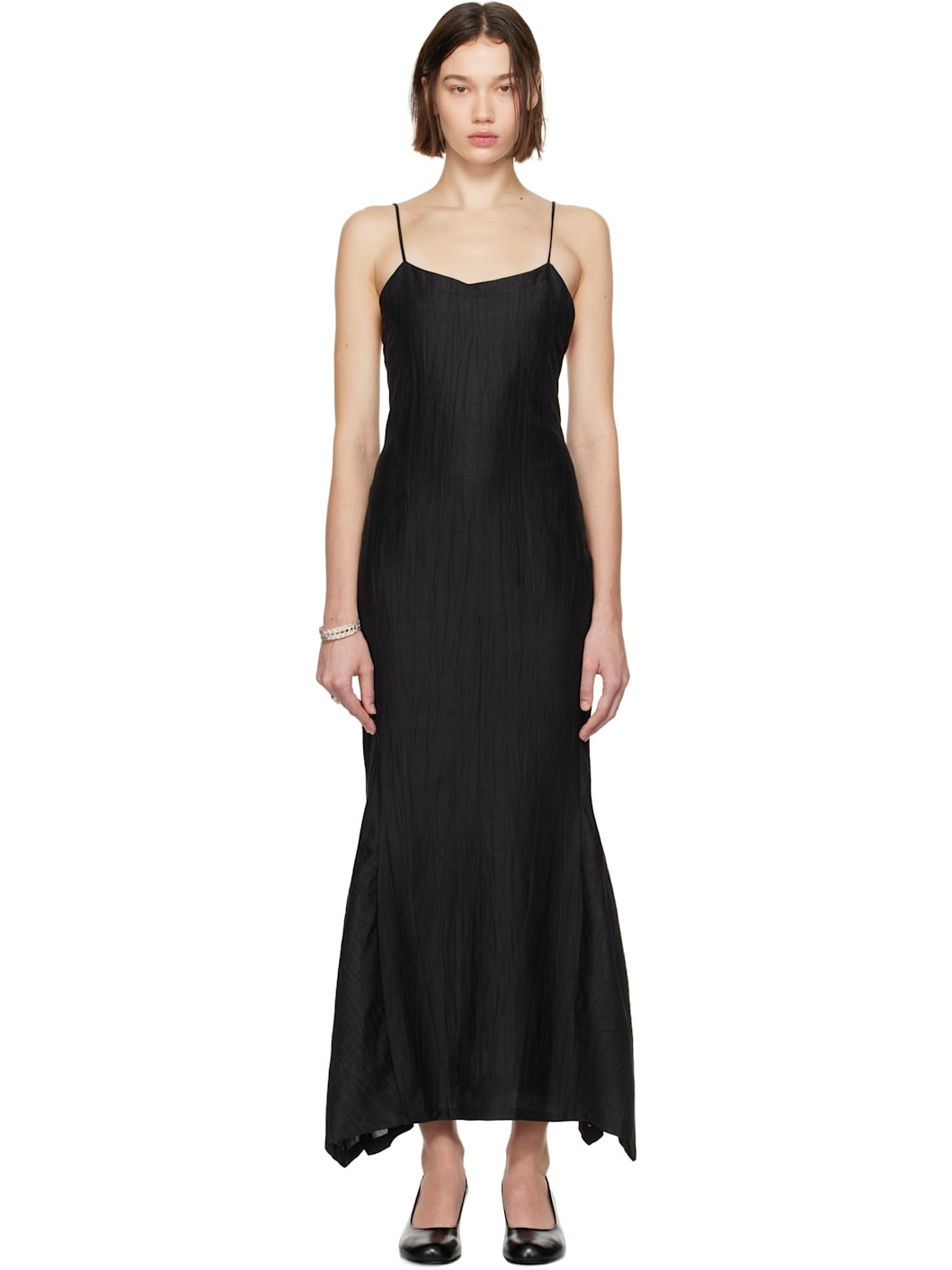 Black Naiad Maxi Dress - 1