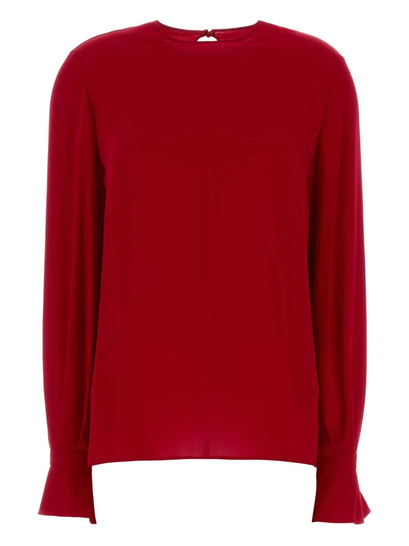ruffled georgette blouse 1