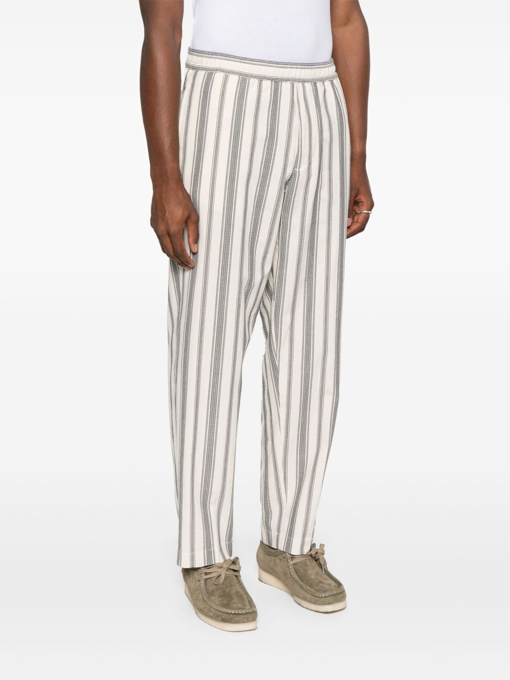 striped cotton pants - 3