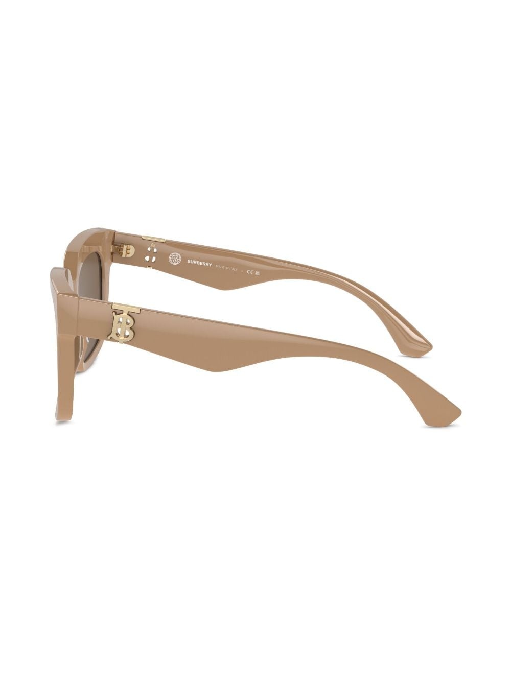 monogram-plaque wayfarer sunglasses - 3