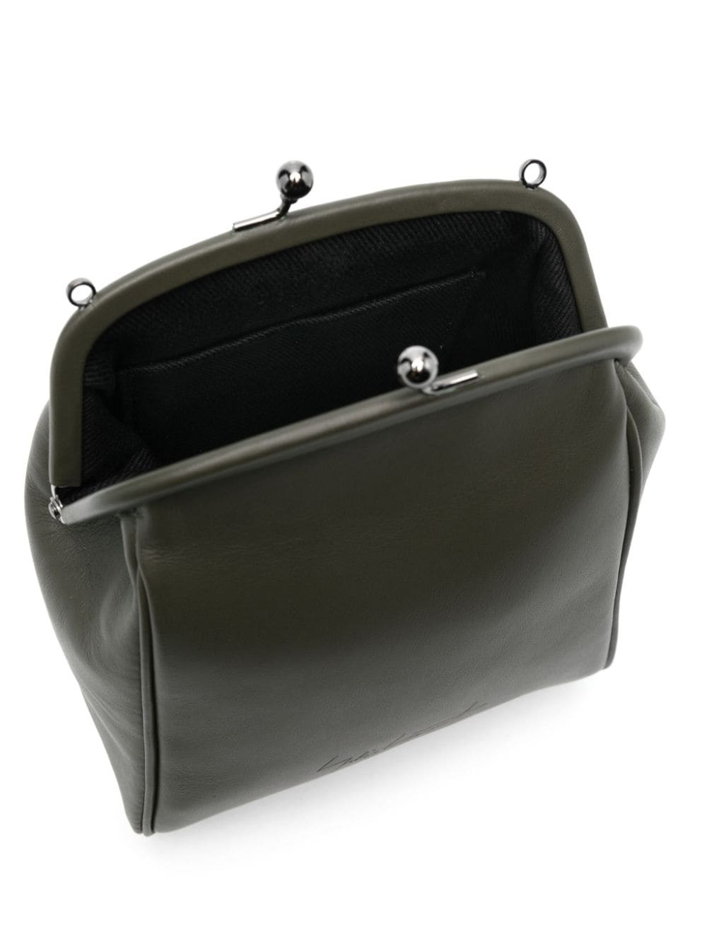 Semi Gloss leather crossbody bag - 5