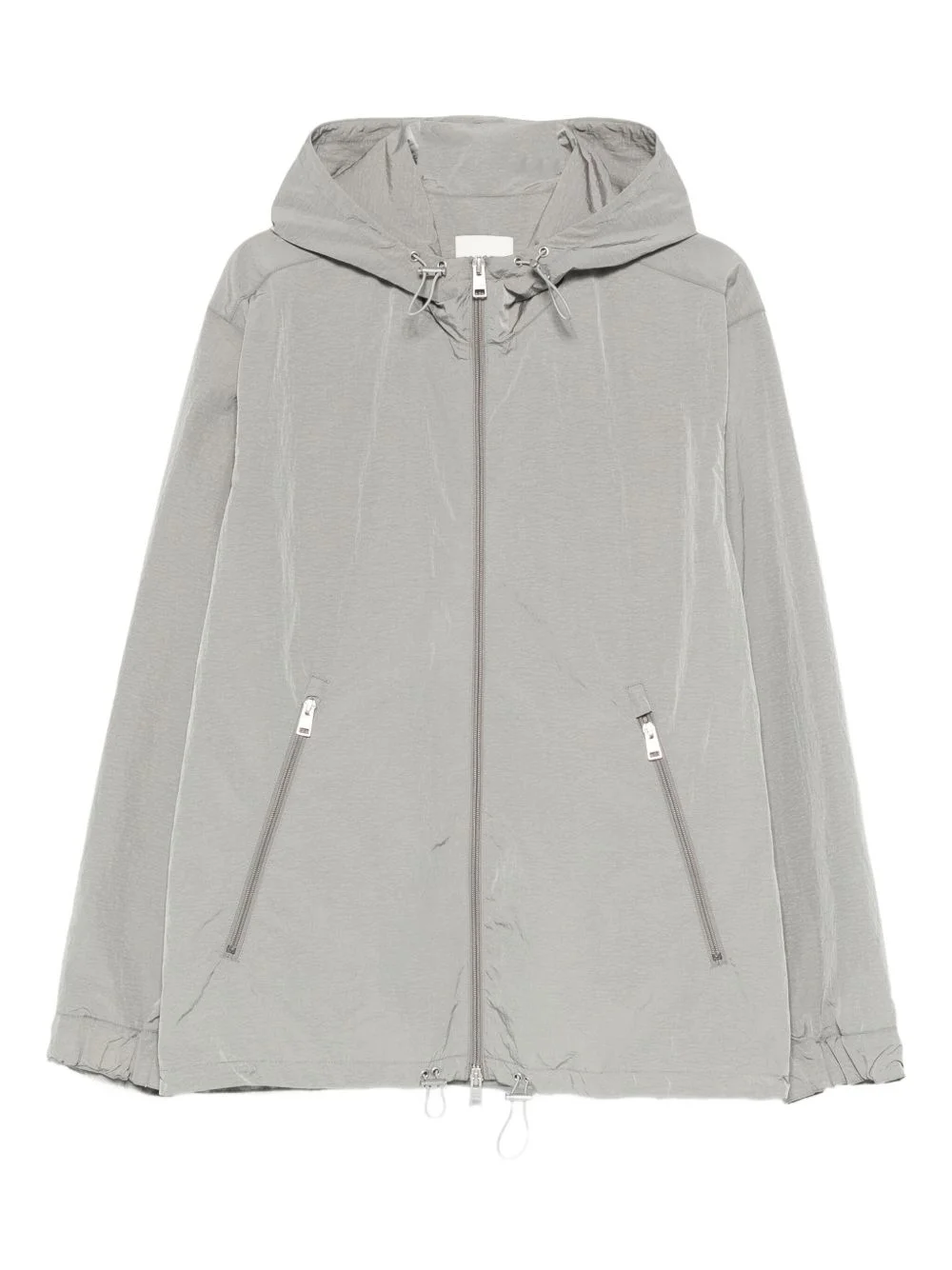 hooded-neck drwastrings jacket - 1