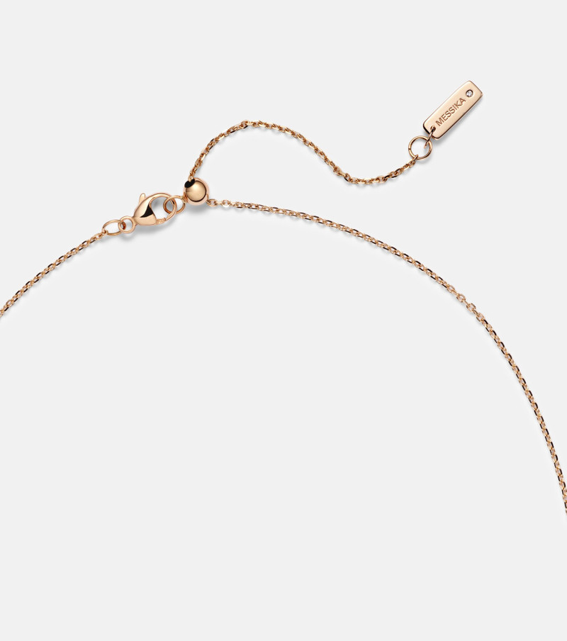 Move Uno 18kt rose gold choker with diamonds 6
