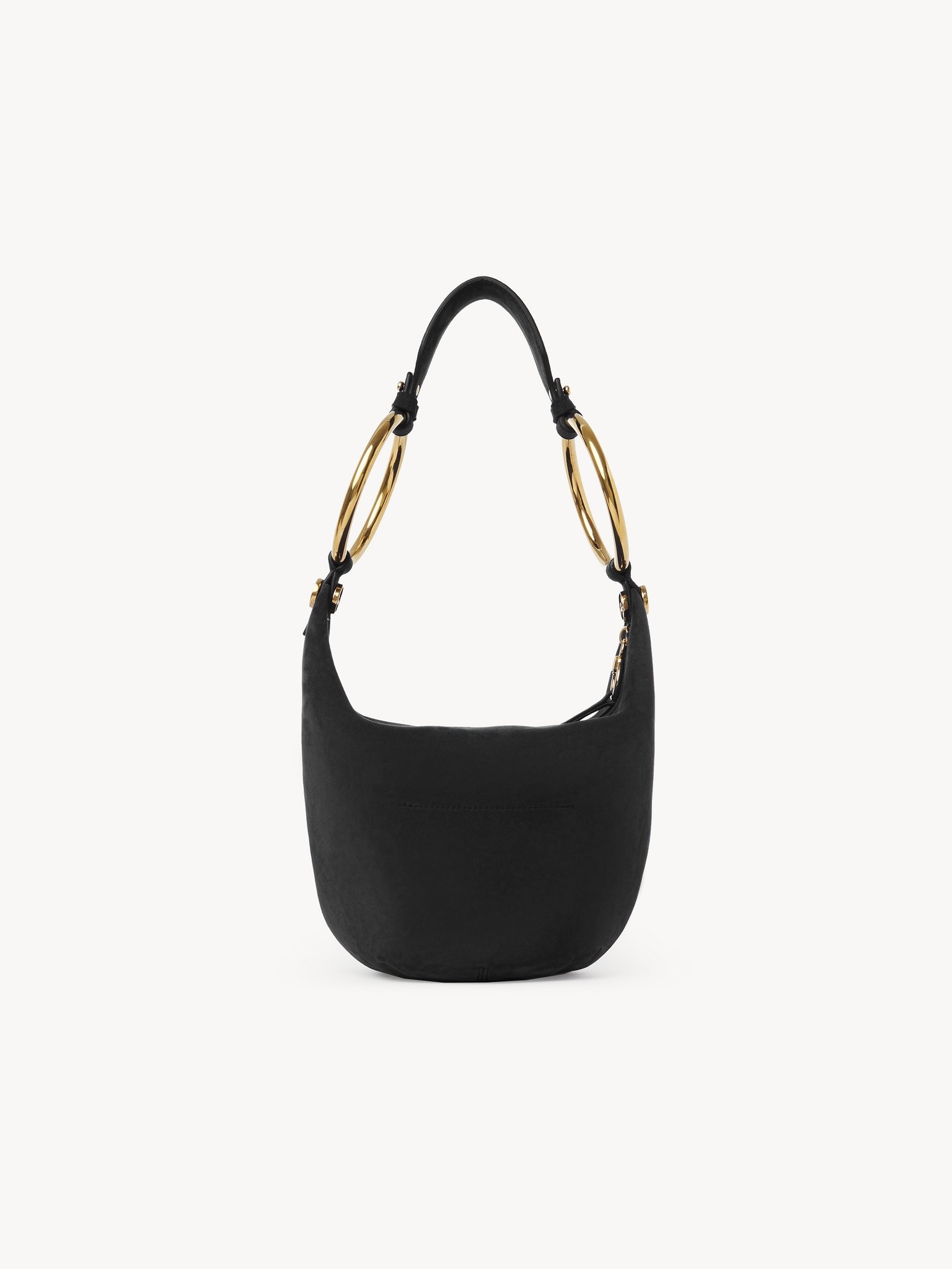 SMALL BRACELET HANDBAG IN SUEDE LEATHER - 3