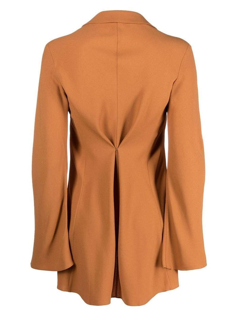 Kiko Kostadinov cut-out front-slit blouse outlook