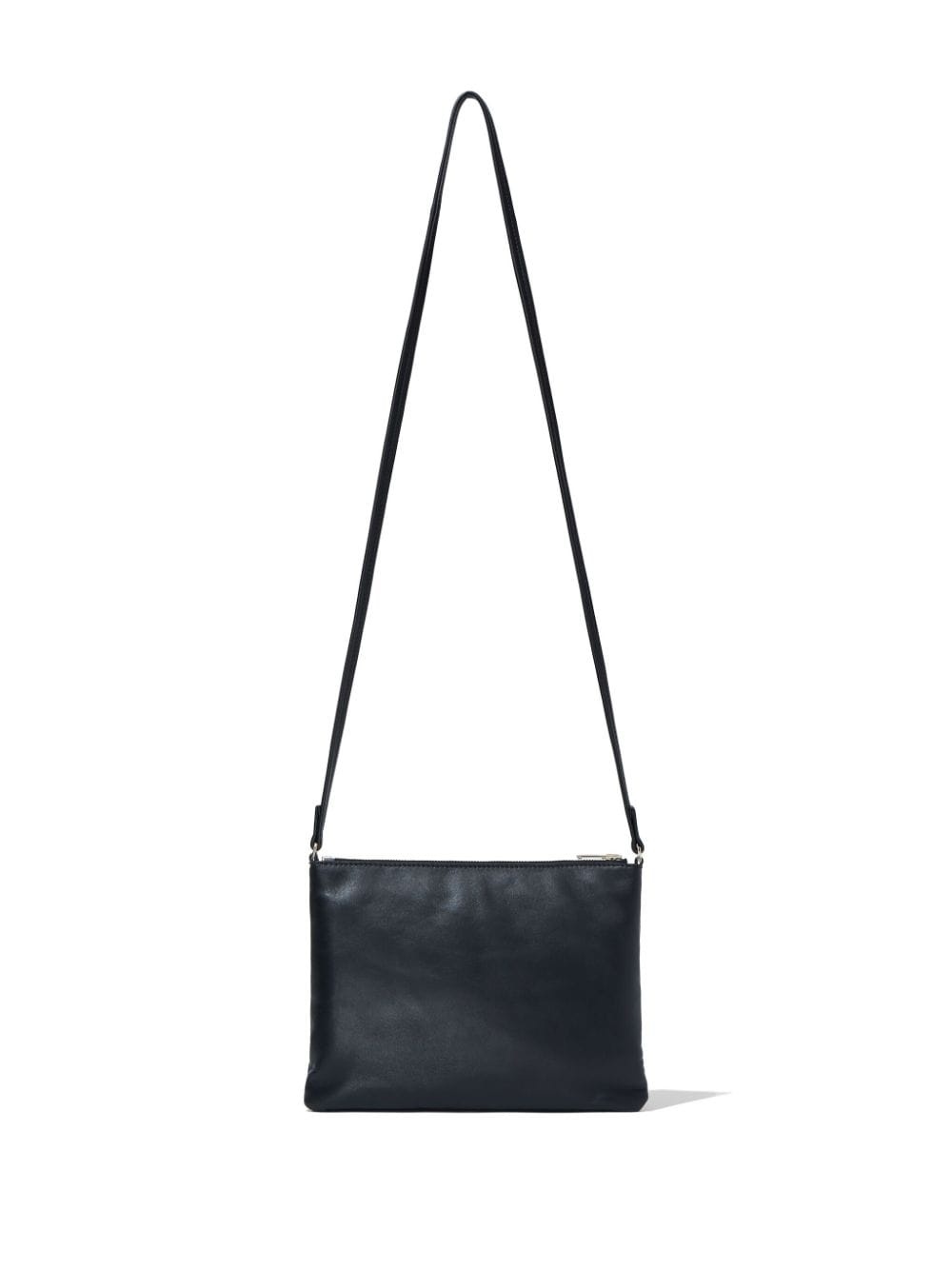 Triple Zip leather pouch - 3