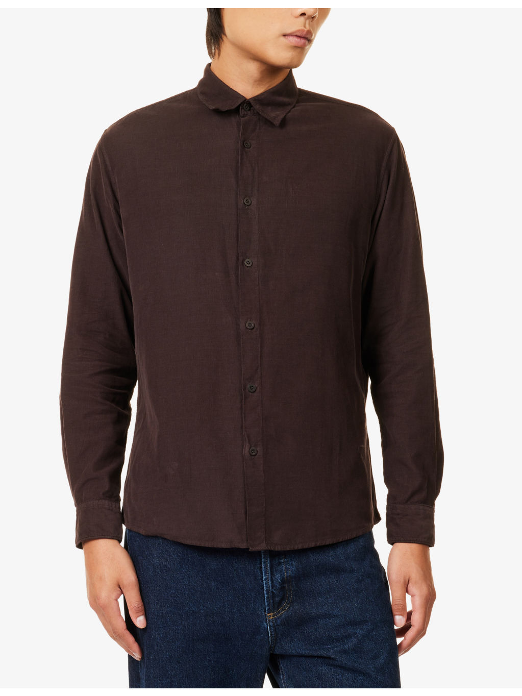 Fine Long-Sleeve Corduroy Shirt - 3