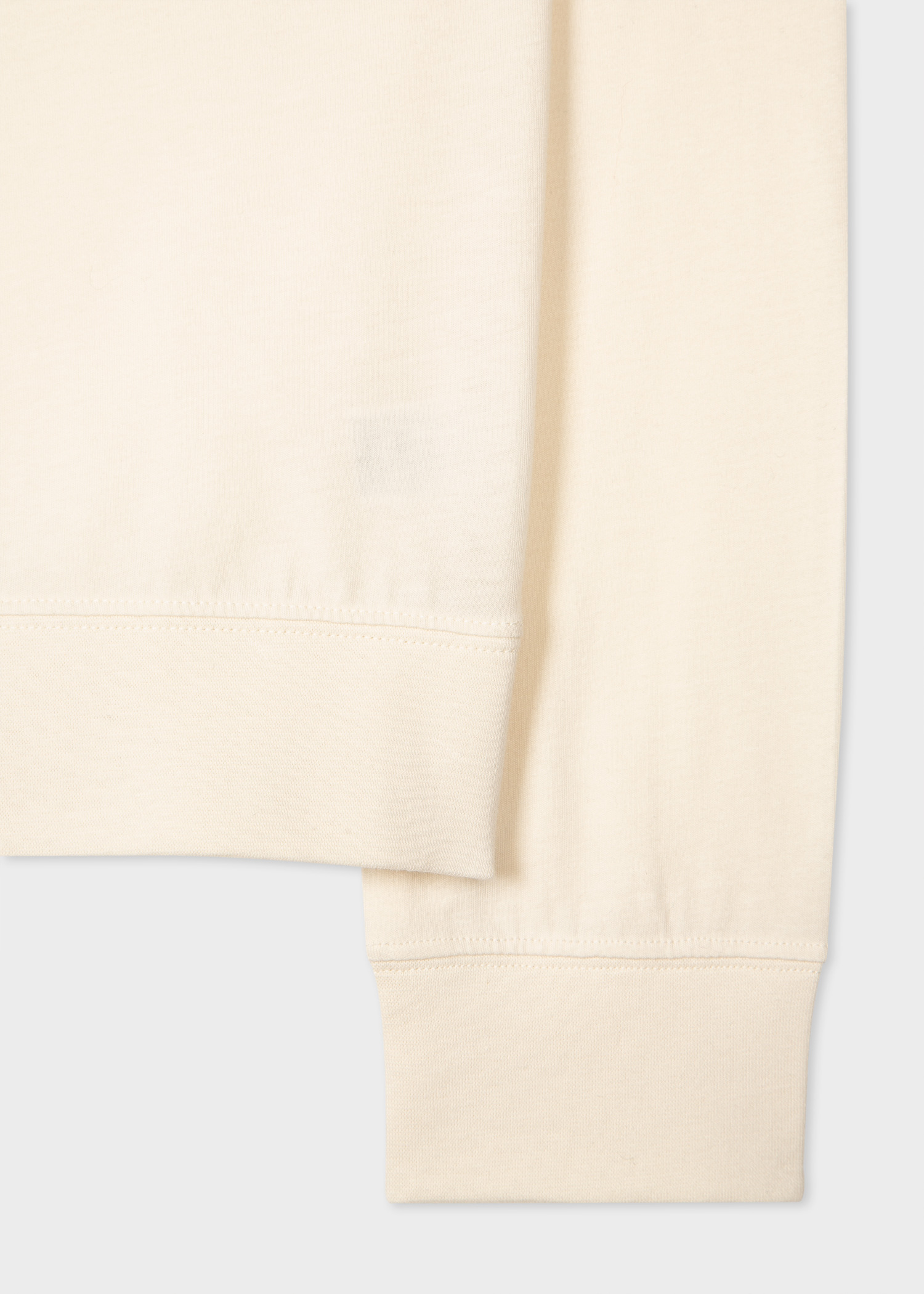 Women's Cream Lounge Jersey 'Swirl Heart' Long-Sleeve Top - 3
