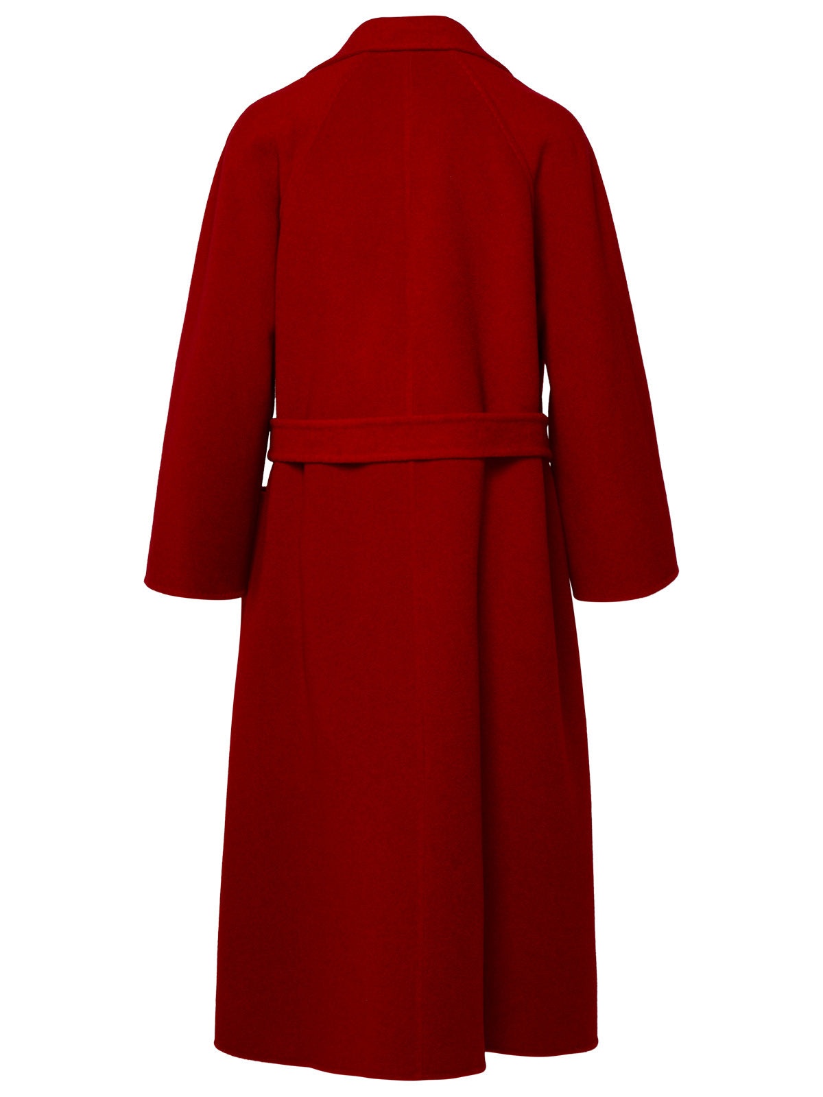 Max Mara Donna Red Cashmere Coat - 3