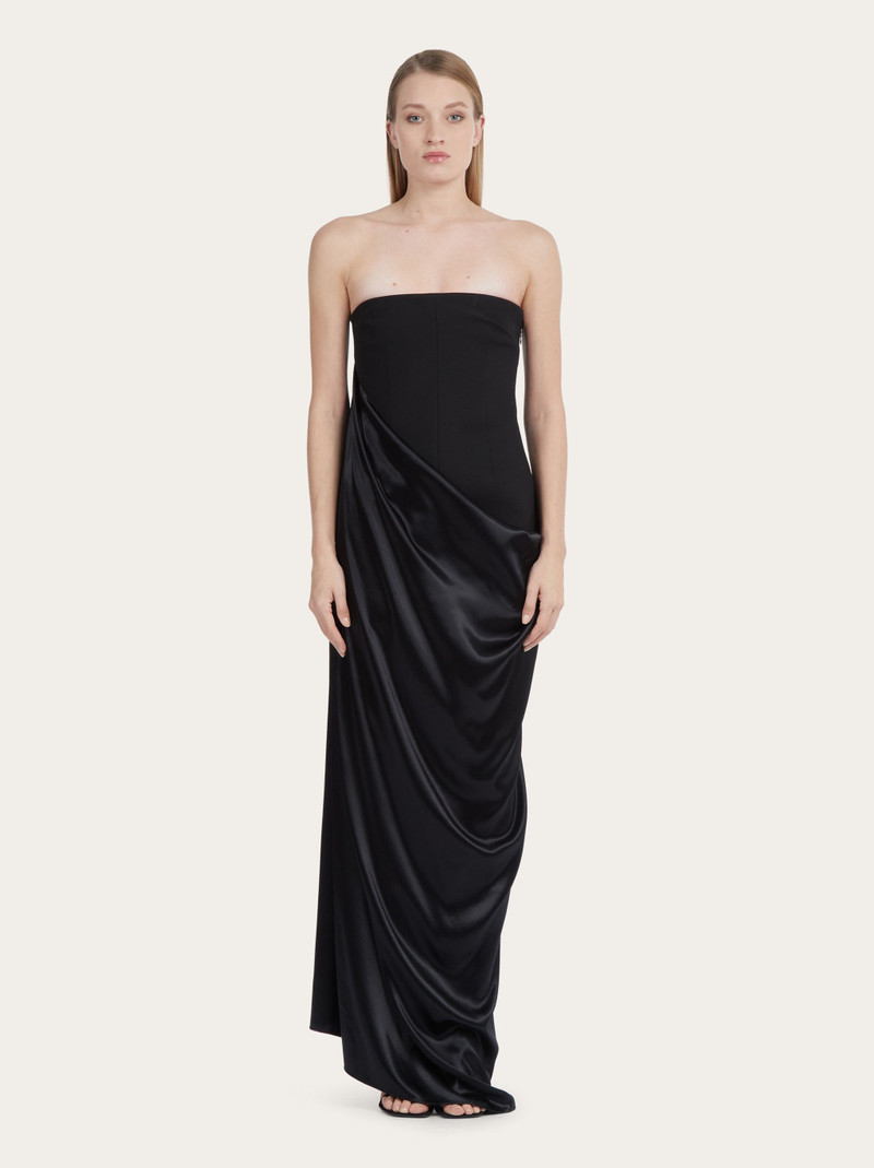 FERRAGAMO Long color block dress outlook
