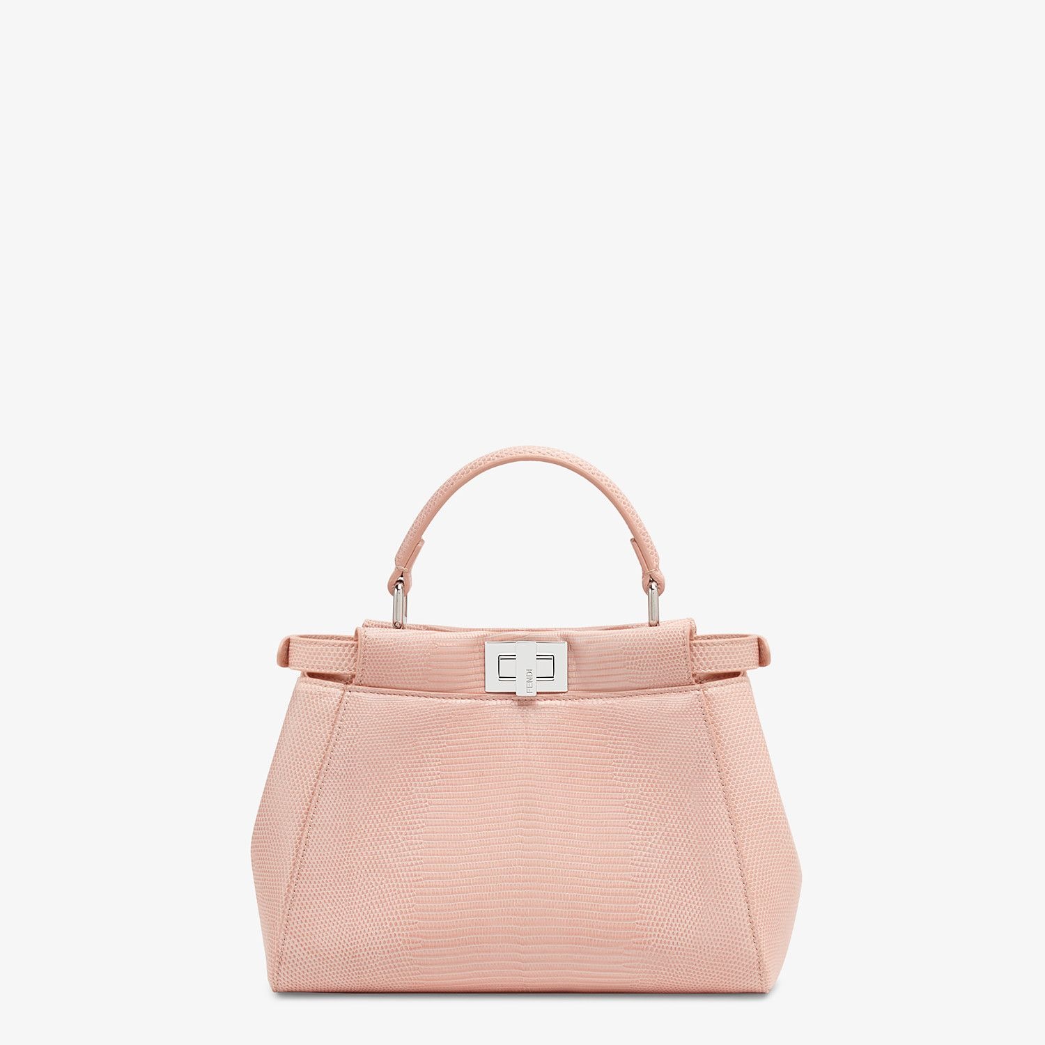 Pink lizard skin bag - 3