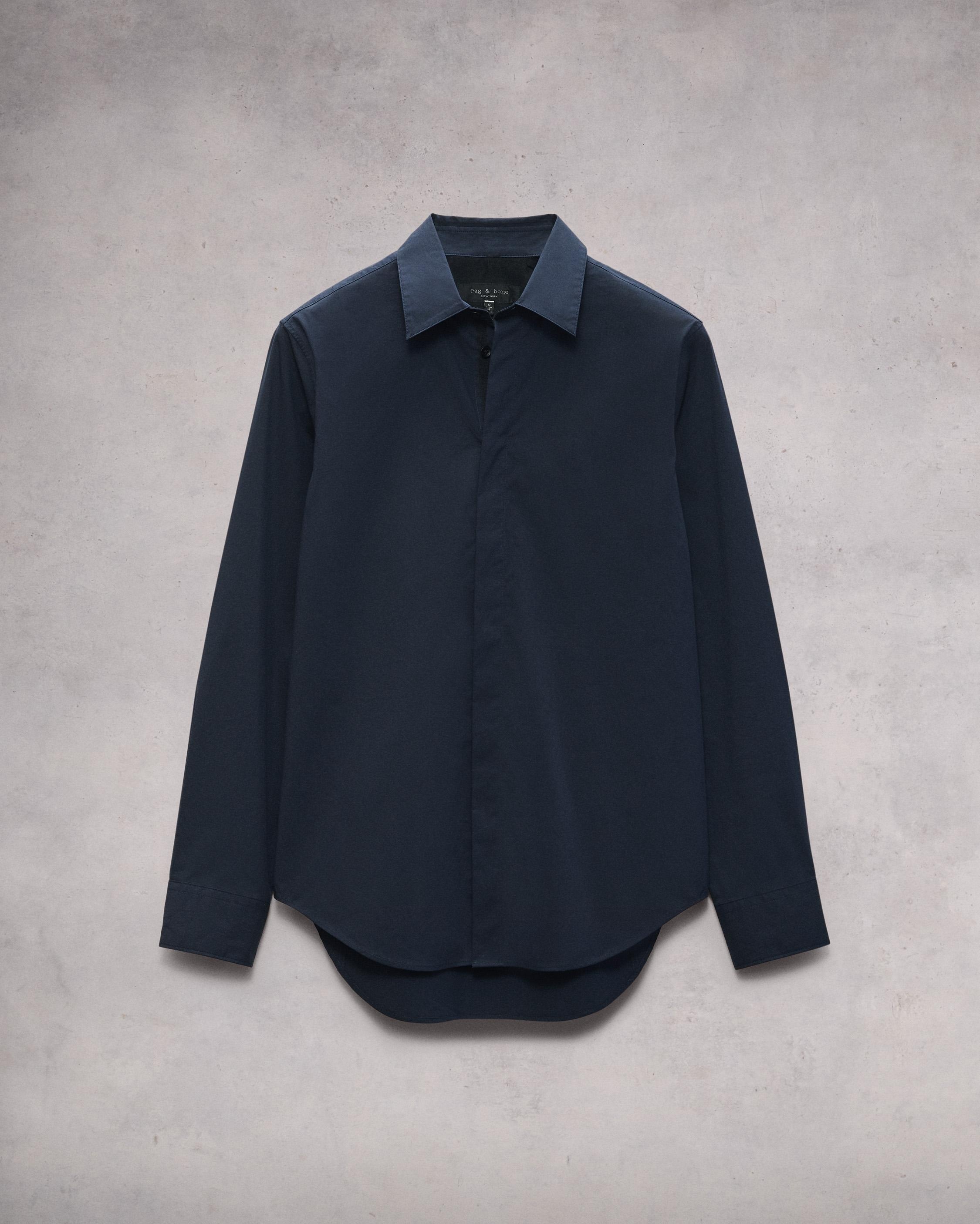 Tomlin Cotton Poplin Shirt - 1