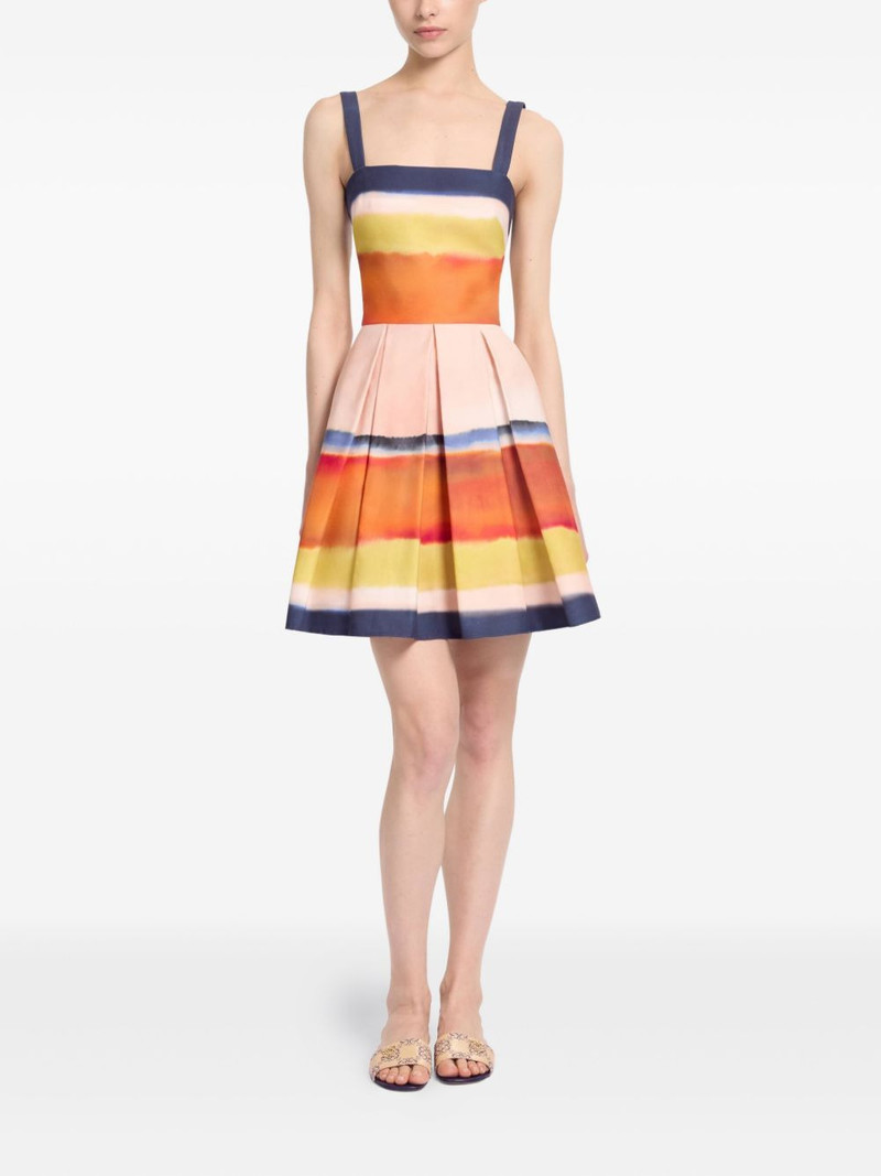 printed cotton mini dress 3