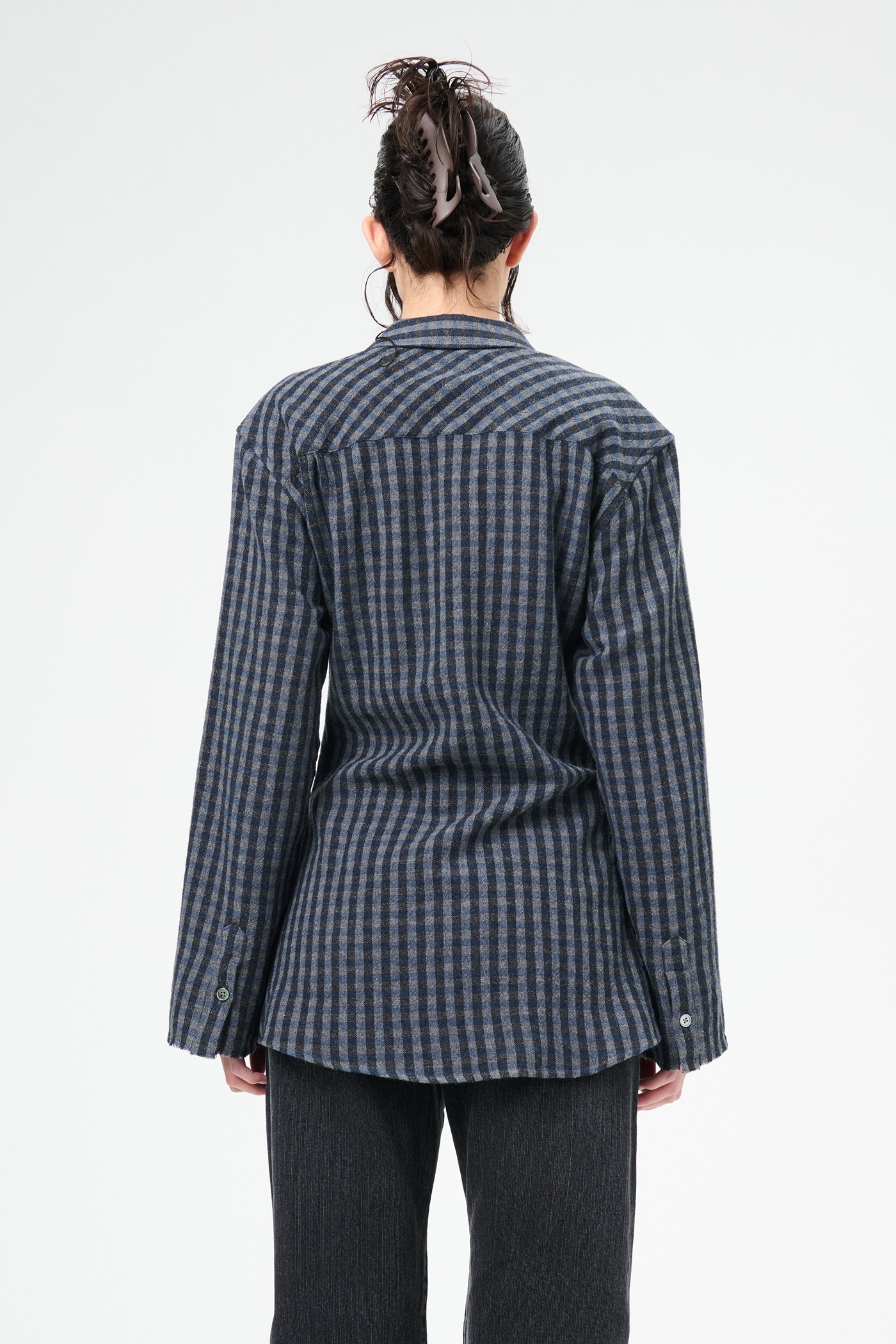 Daisy Shirt Principal Check Rural Wool - 8