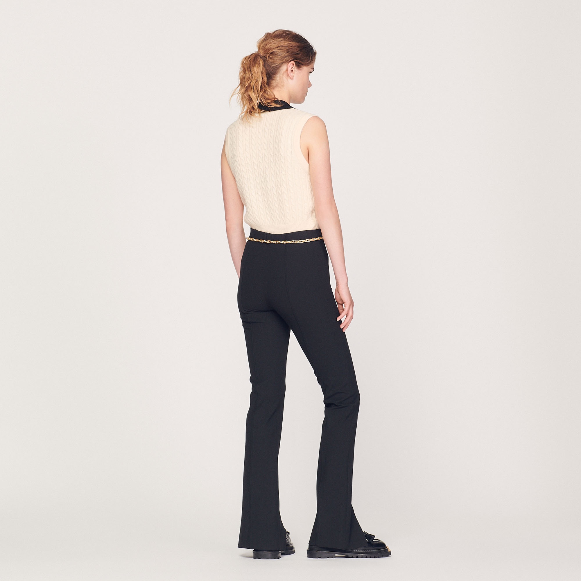 Slit-hem pants - 6