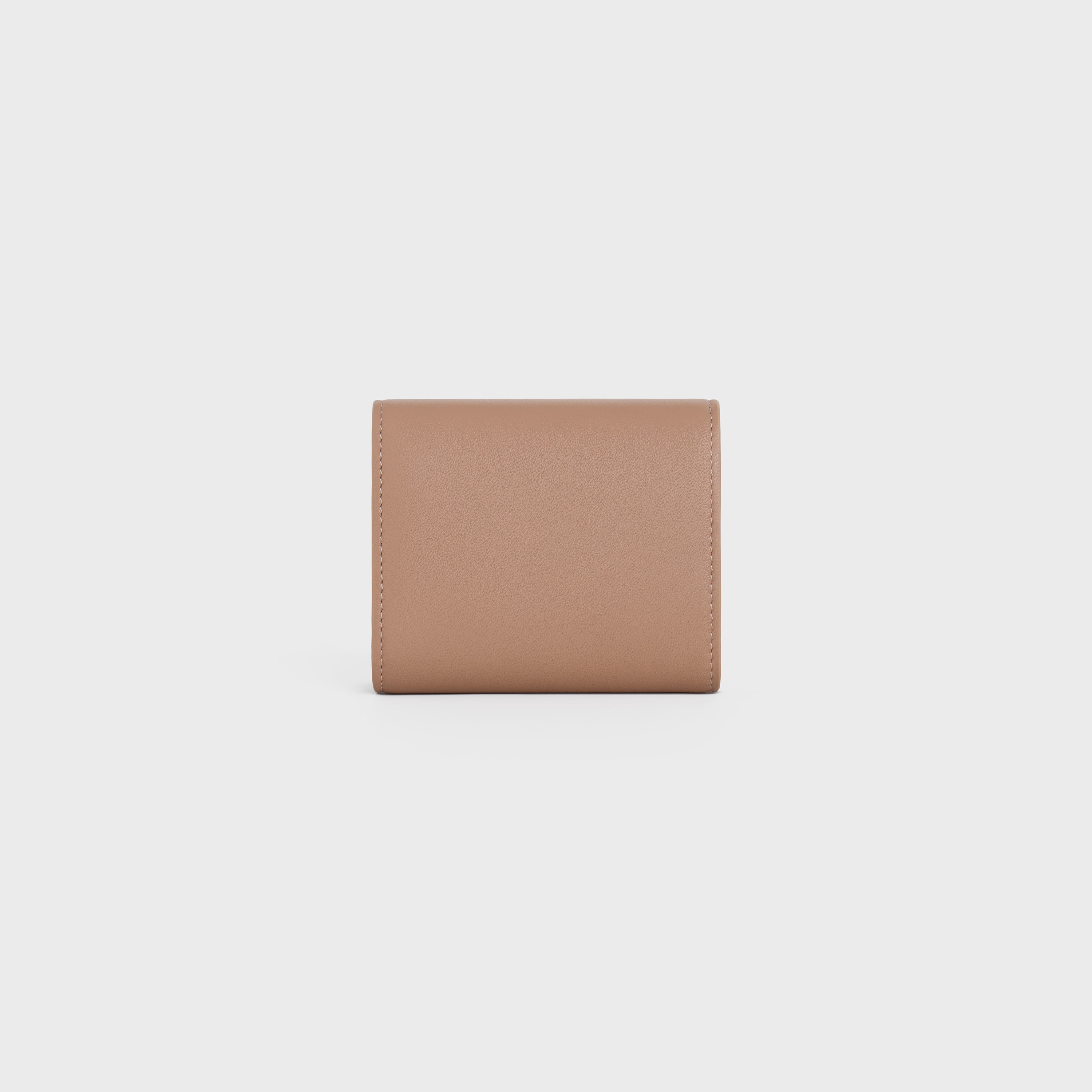 SMALL TRIOMPHE WALLET  IN  SHINY SMOOTH LAMBSKIN - 3