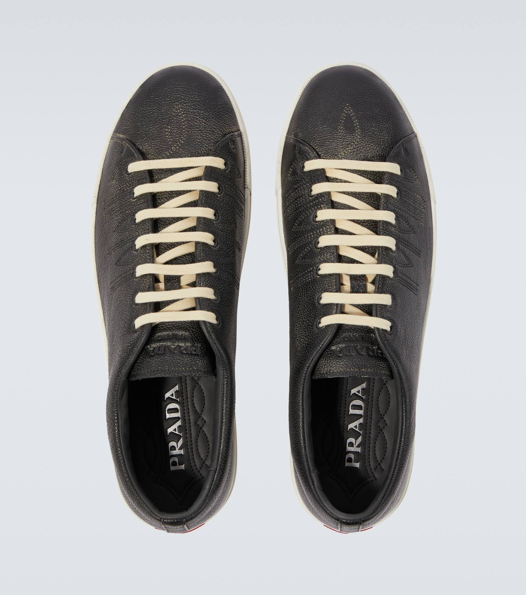 Leather sneakers - 4